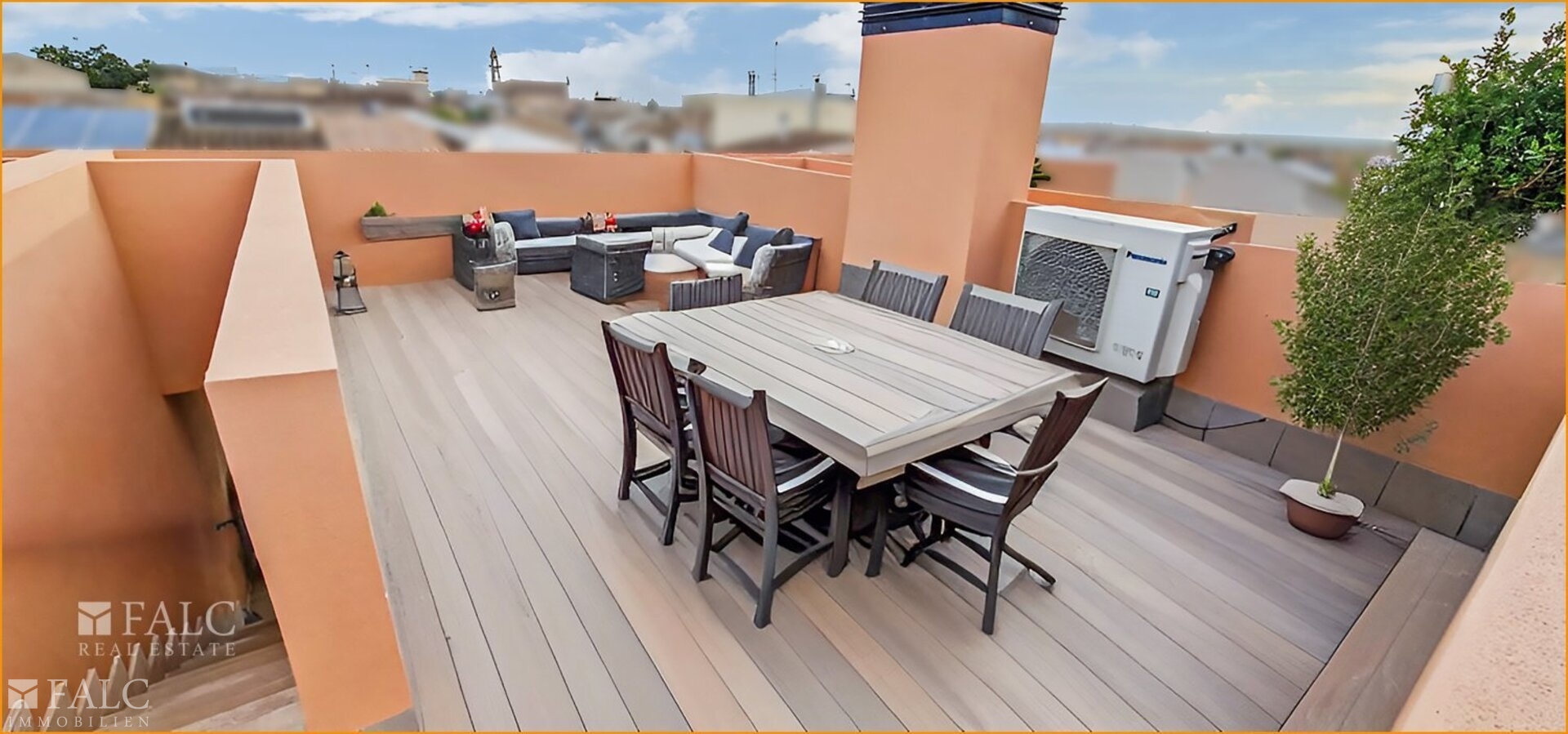 Dachterrasse/azotea/roof terrace gestaged