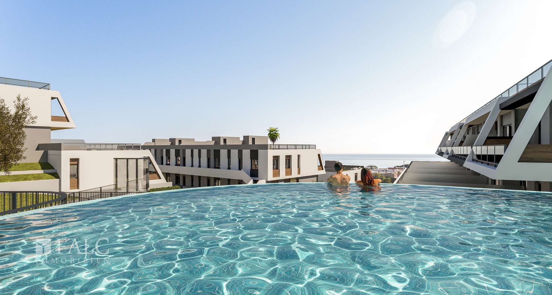 Ocean view from the pool