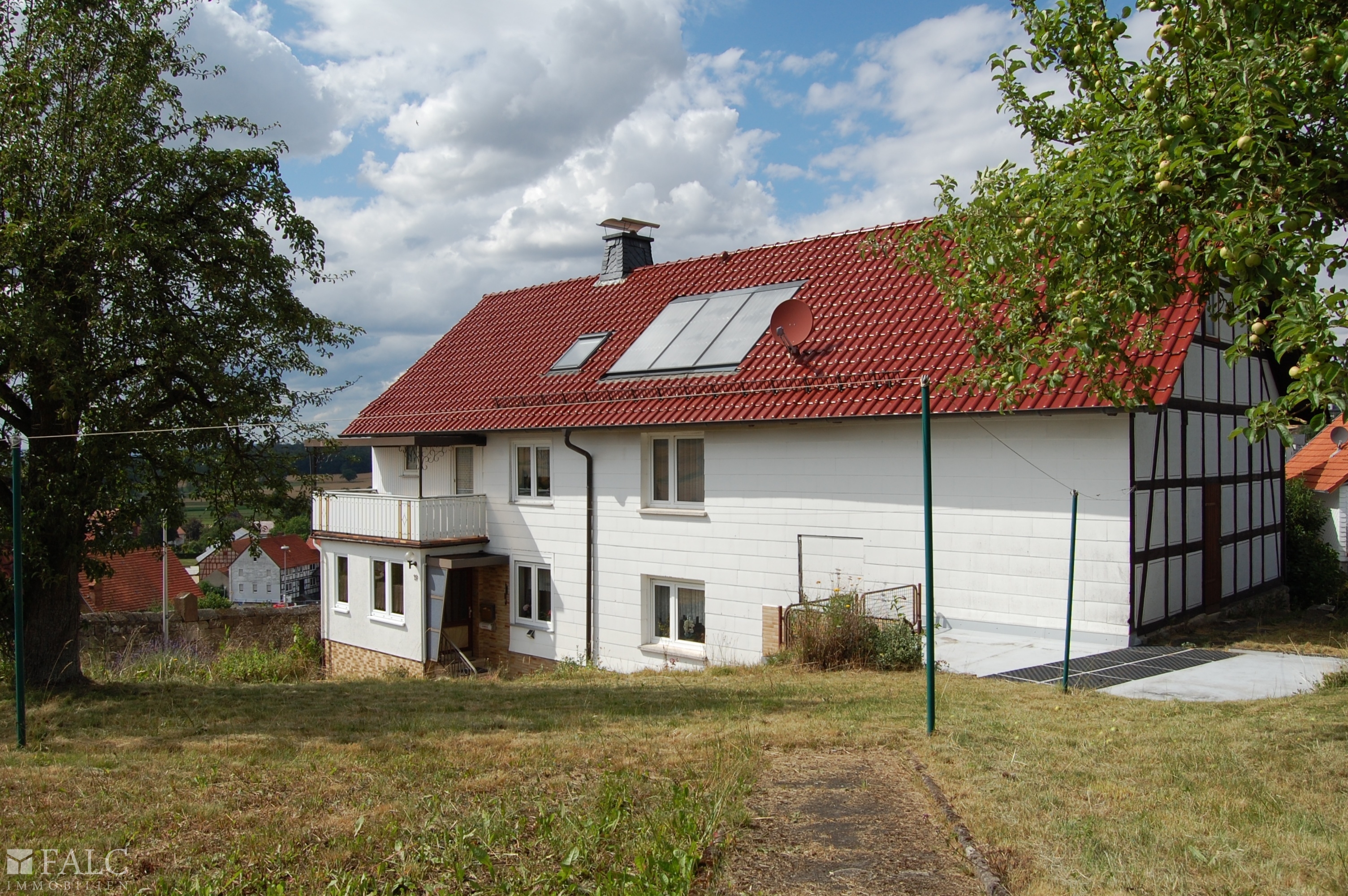 Hausansicht vom Garten