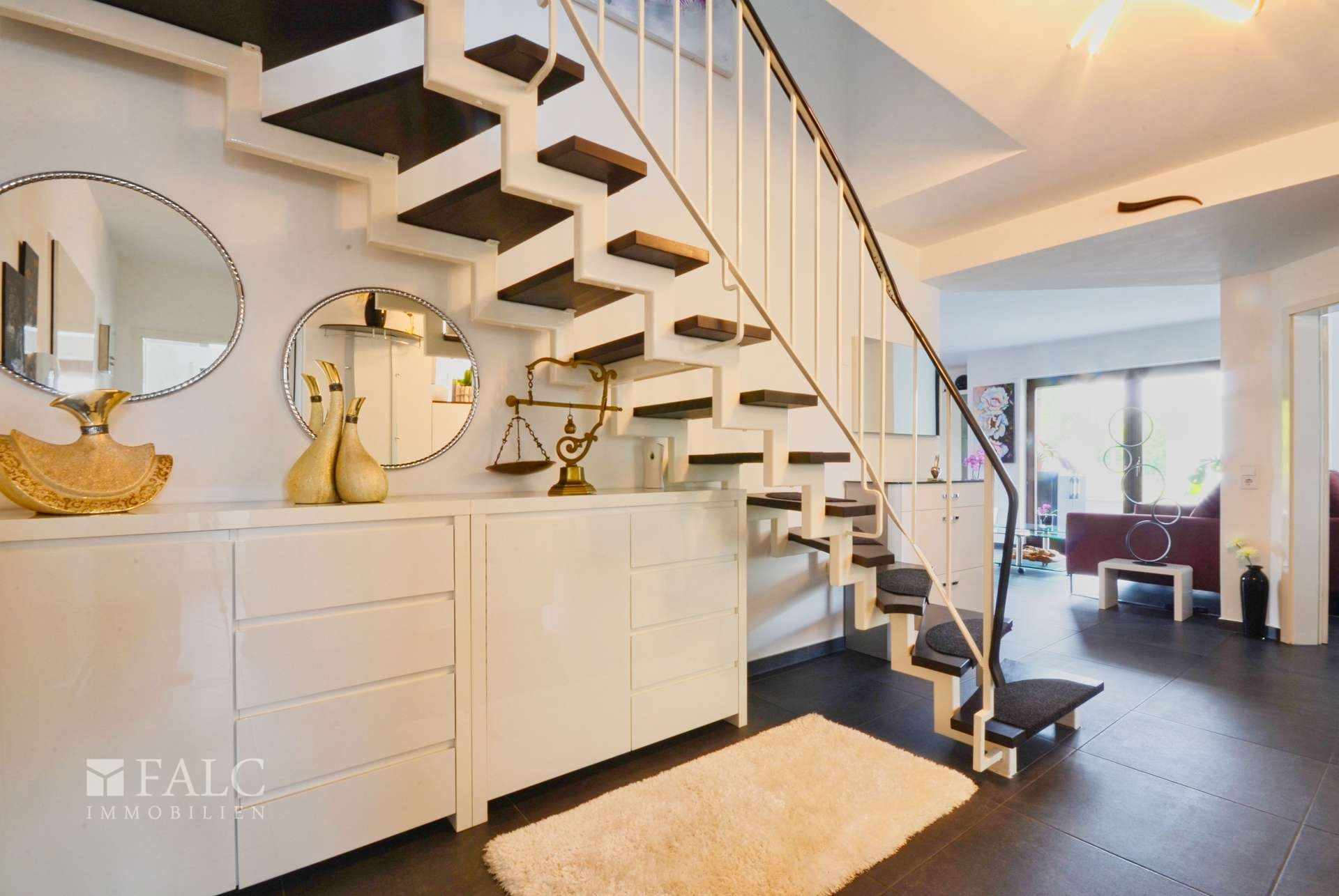 Innenliegende Treppe