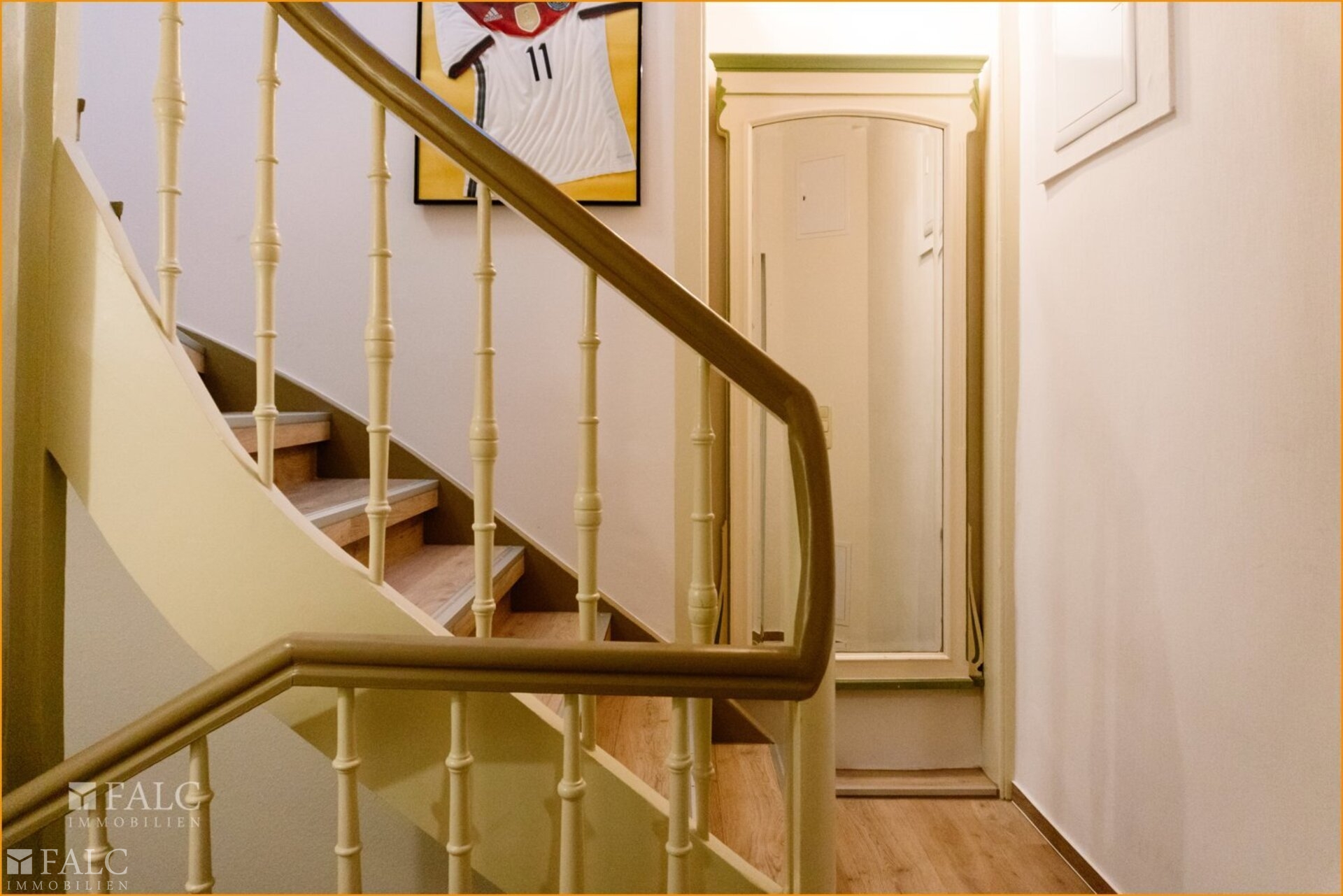 Treppe im Obergeschoss