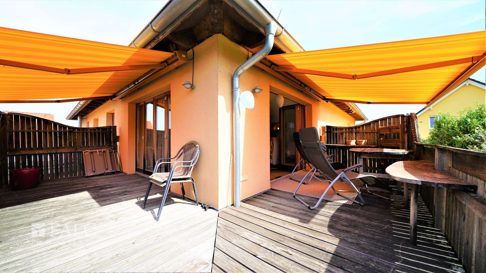 Balkon mit herrlichem Ausblick