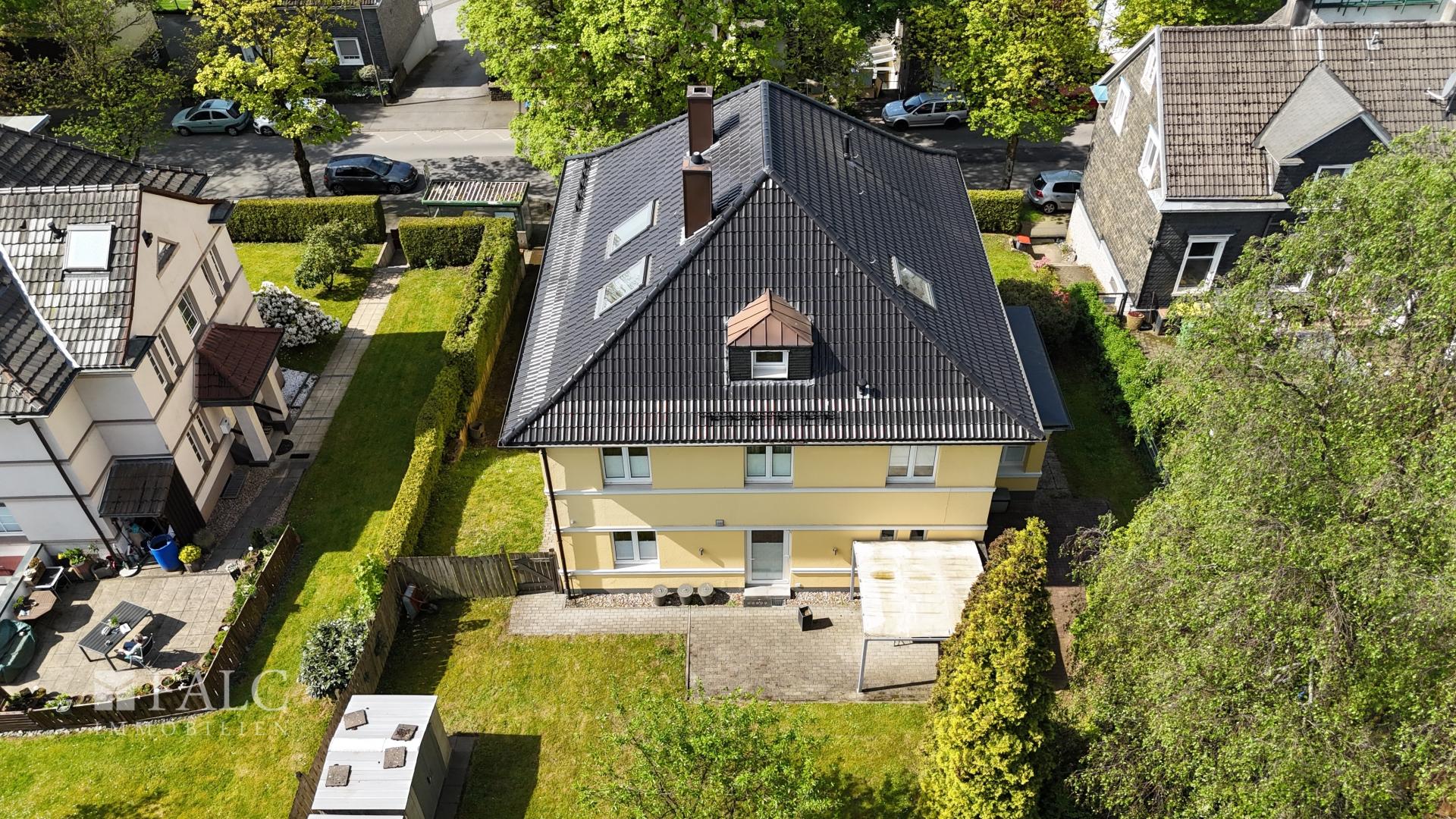 Rückseite von oben