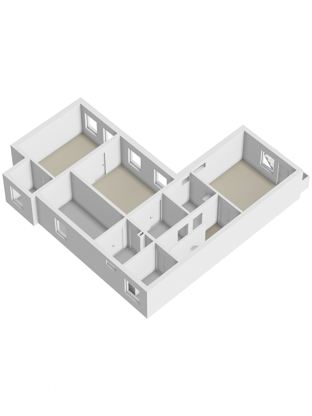 Grundriss 3D Keller