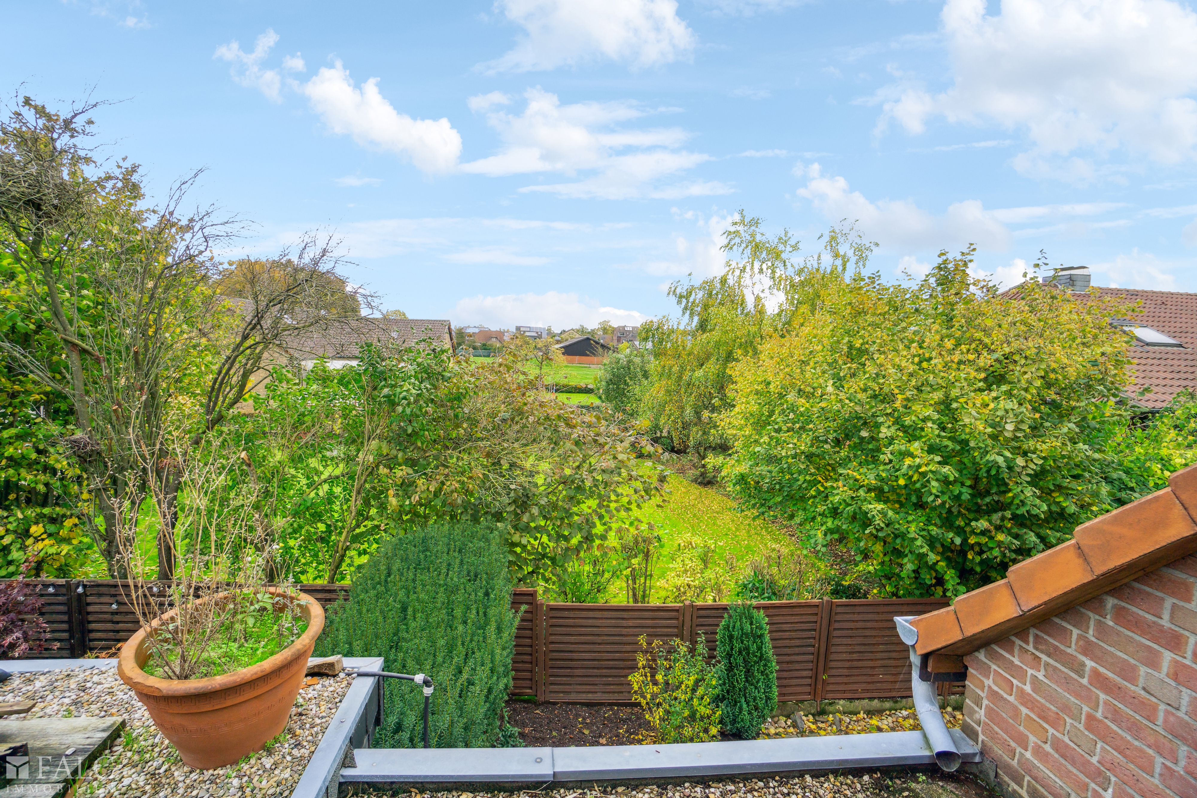 Ausblick Dachgeschoss Terrasse