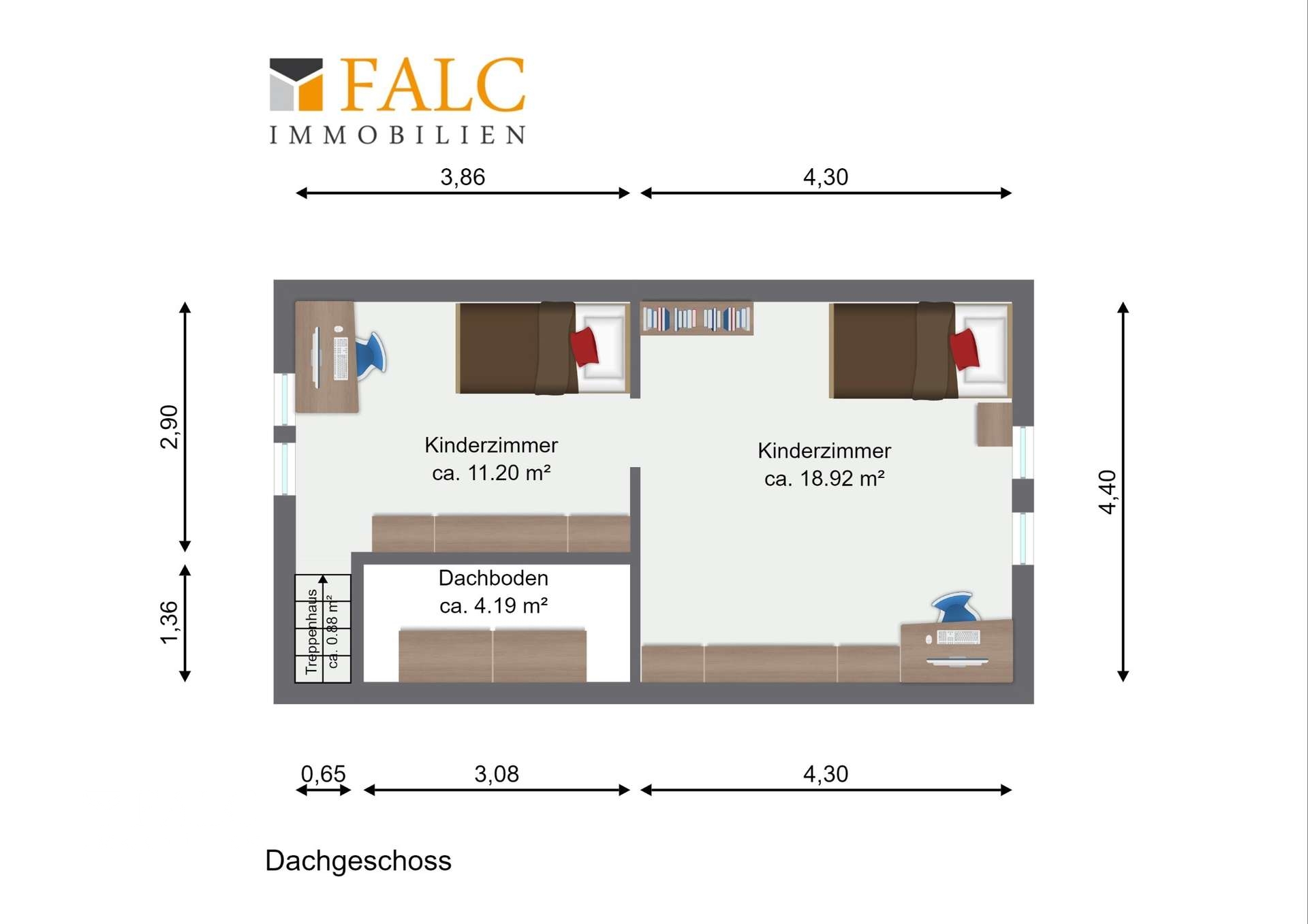 Grundriss Dachgeschoss