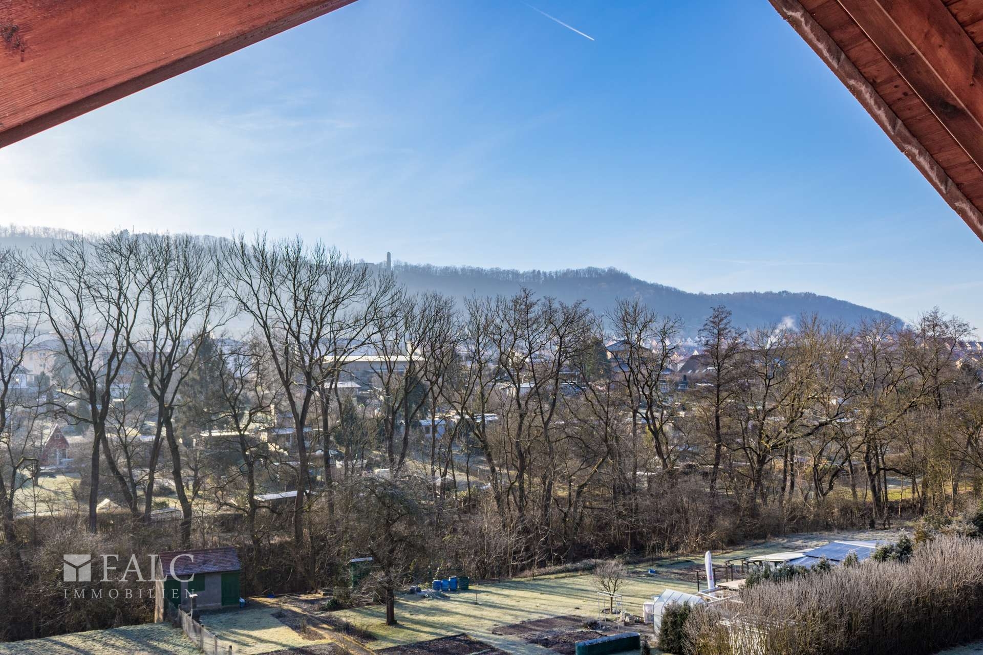 Ausblick vom Balkon