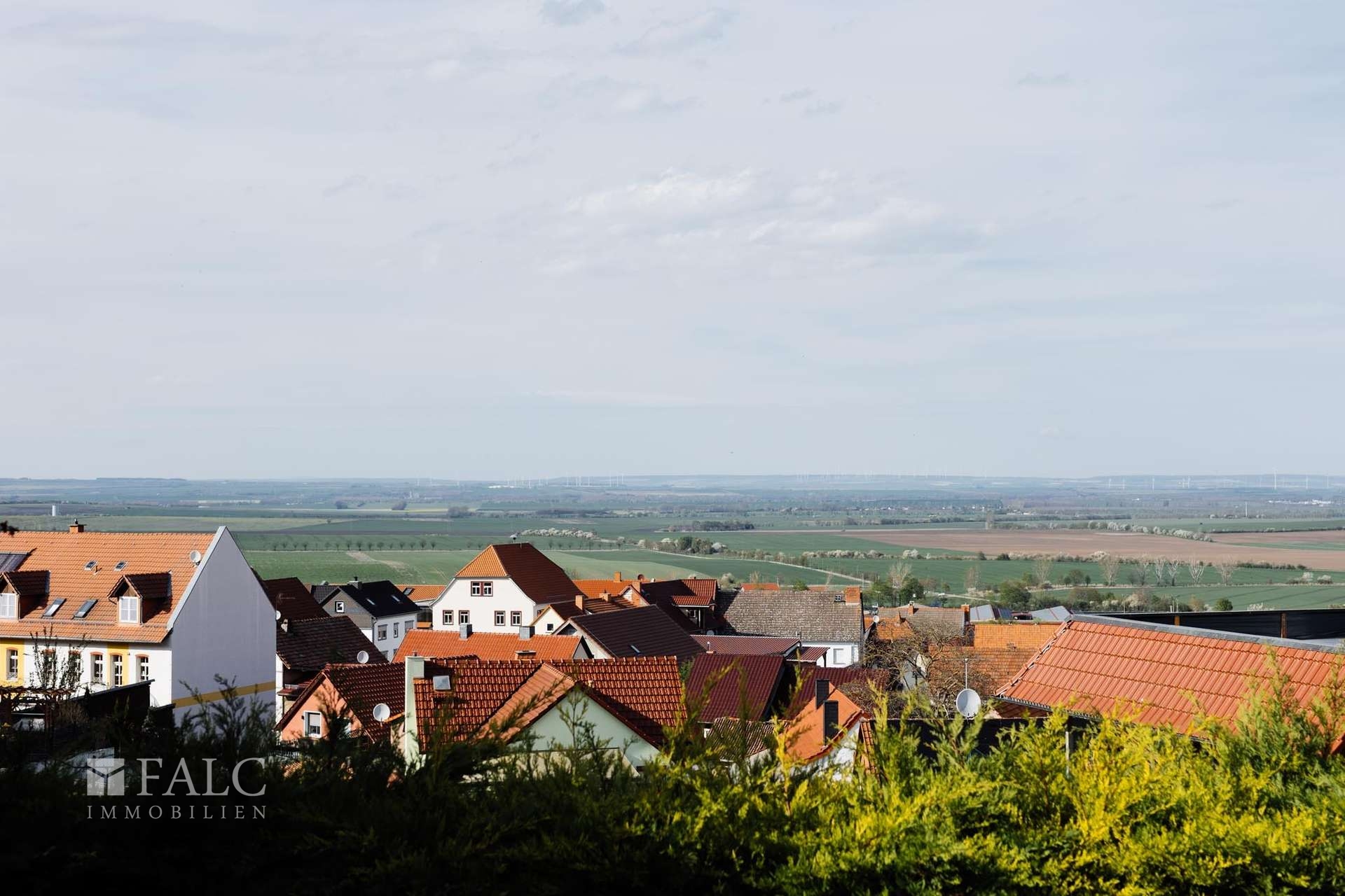 Fernblick vom Wohnzimmer 