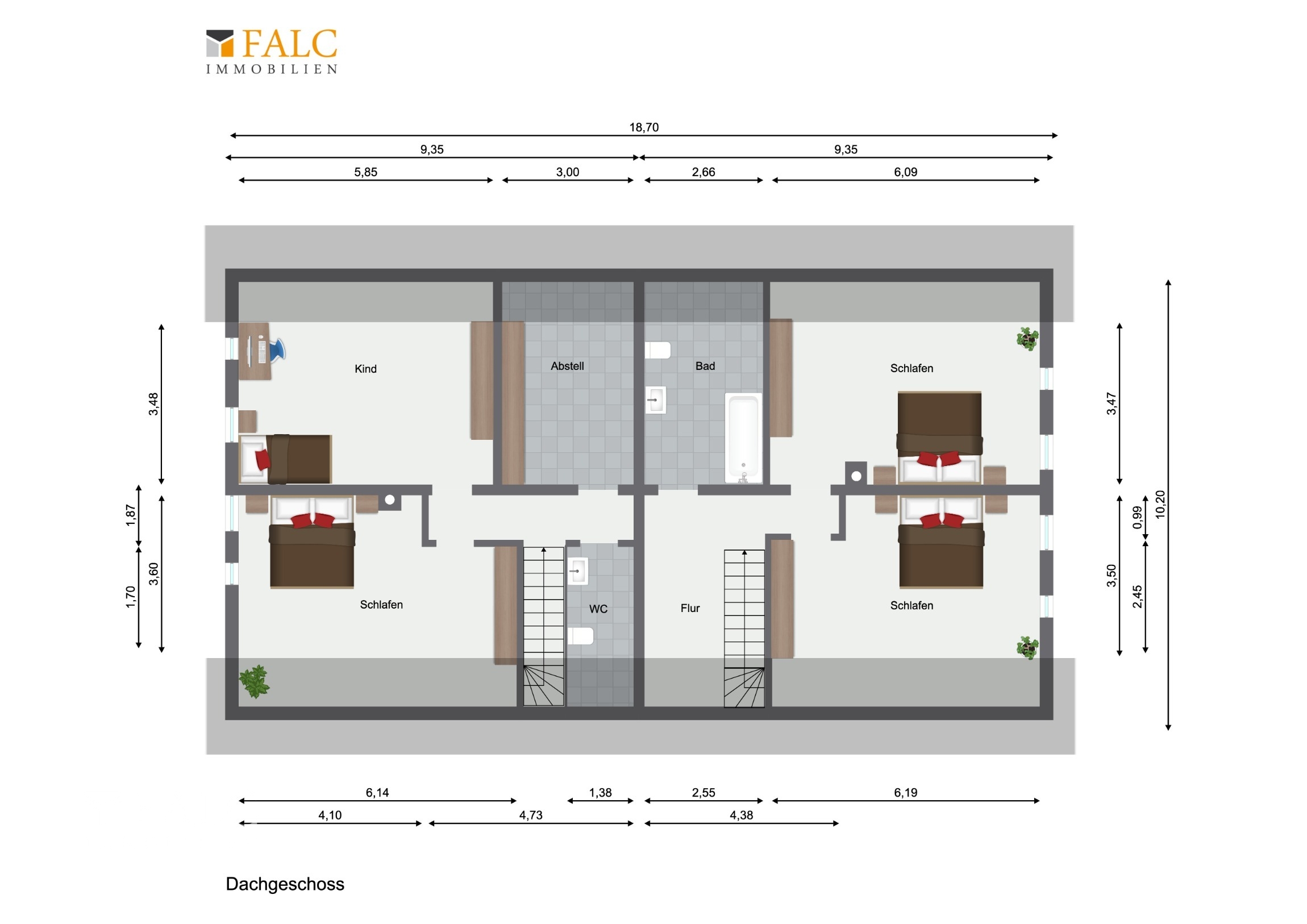 Grundriss Dachgeschoss