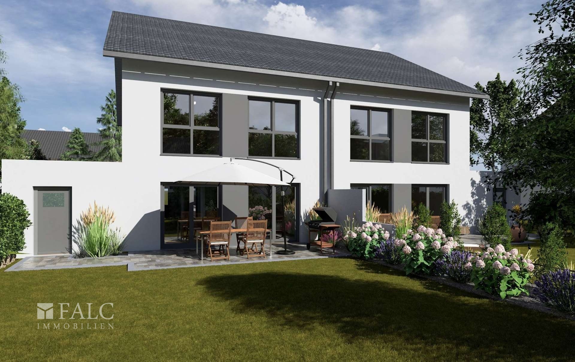 Haus Gartenansicht