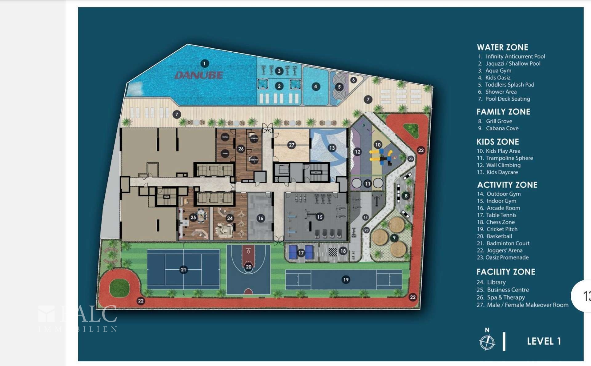 Water Zone Activity area