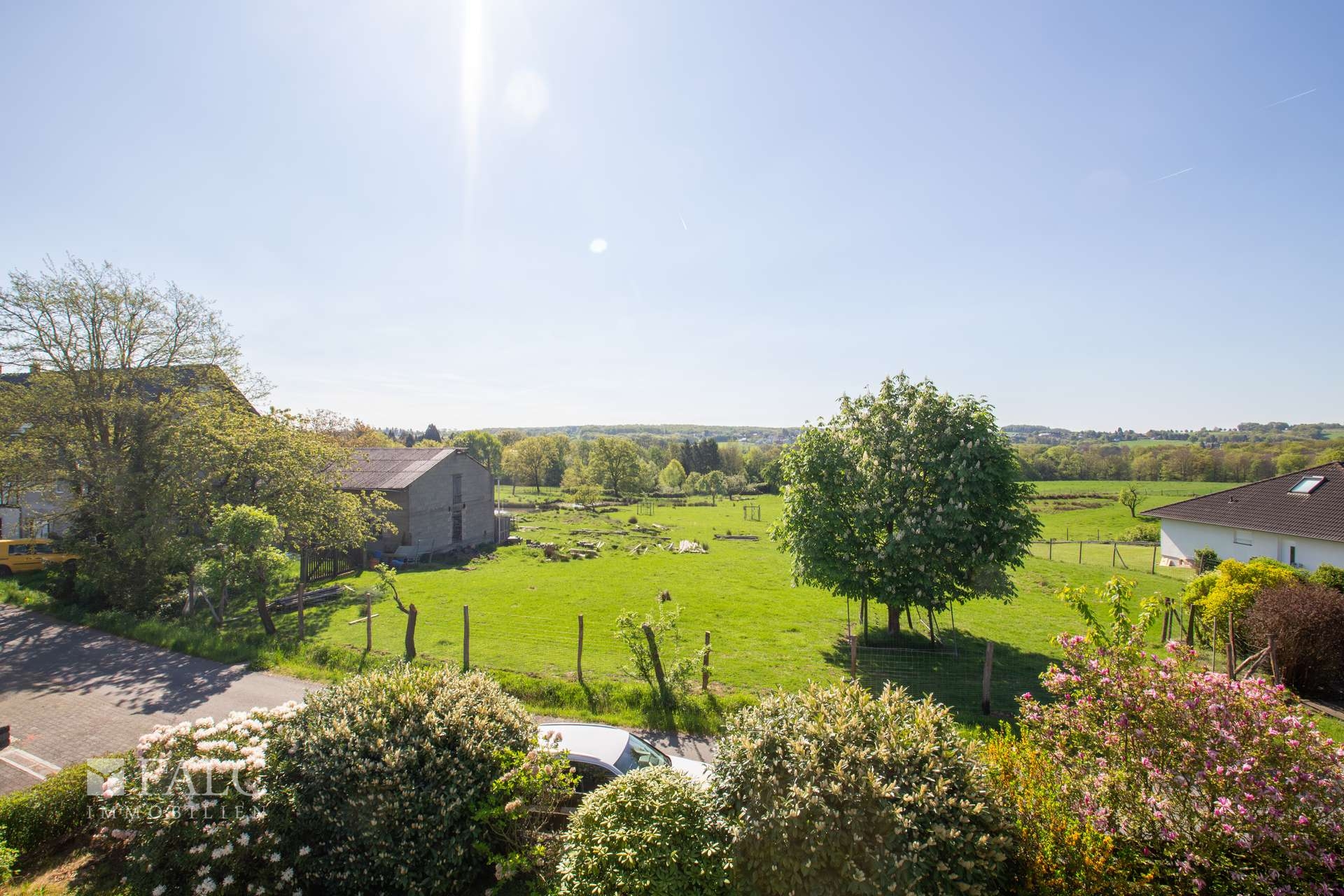 Ausblick vom Balkon