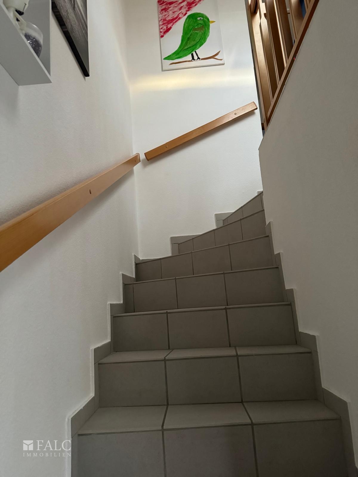 Treppe zu Wohnung