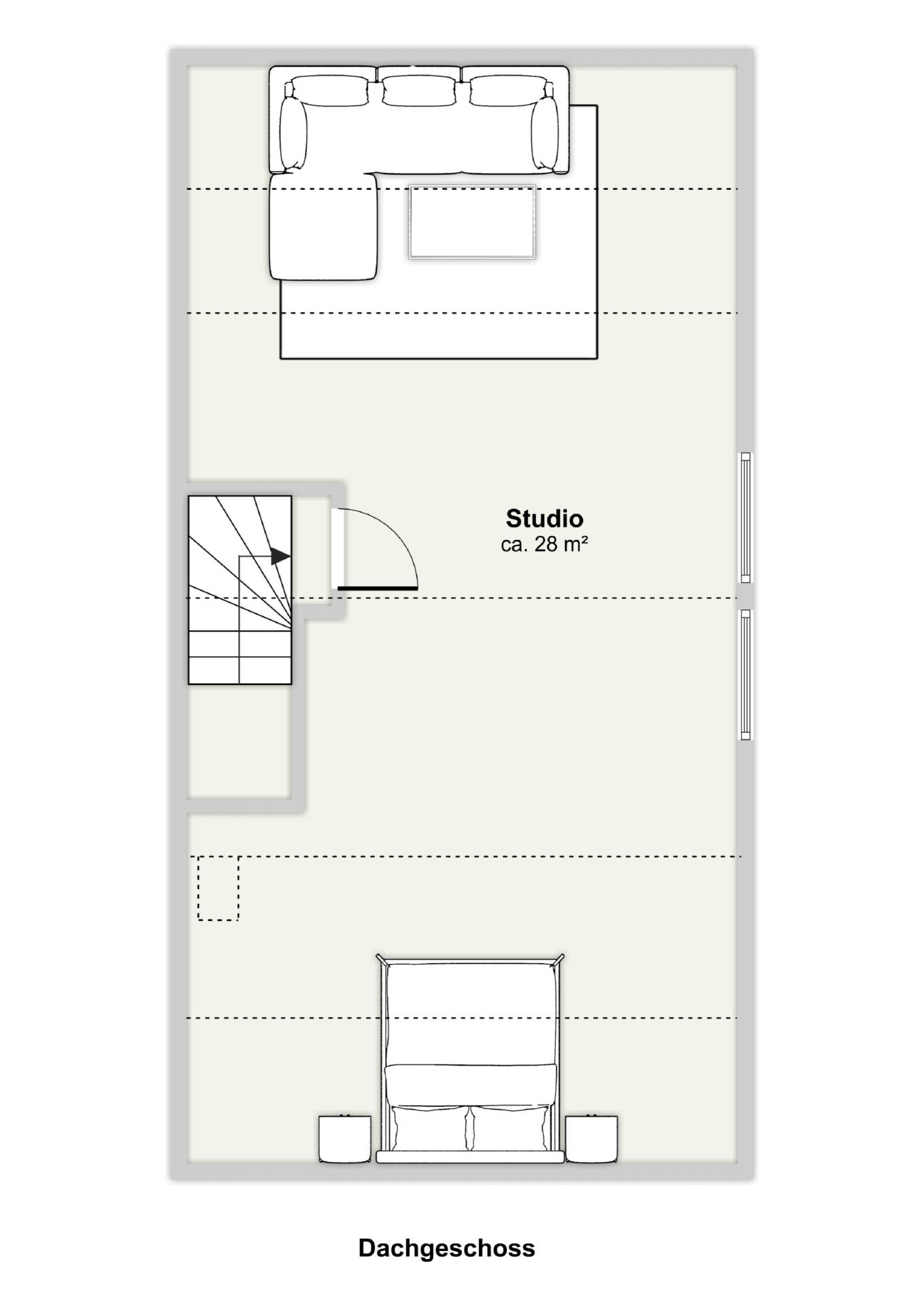 Grundriss DG Studio