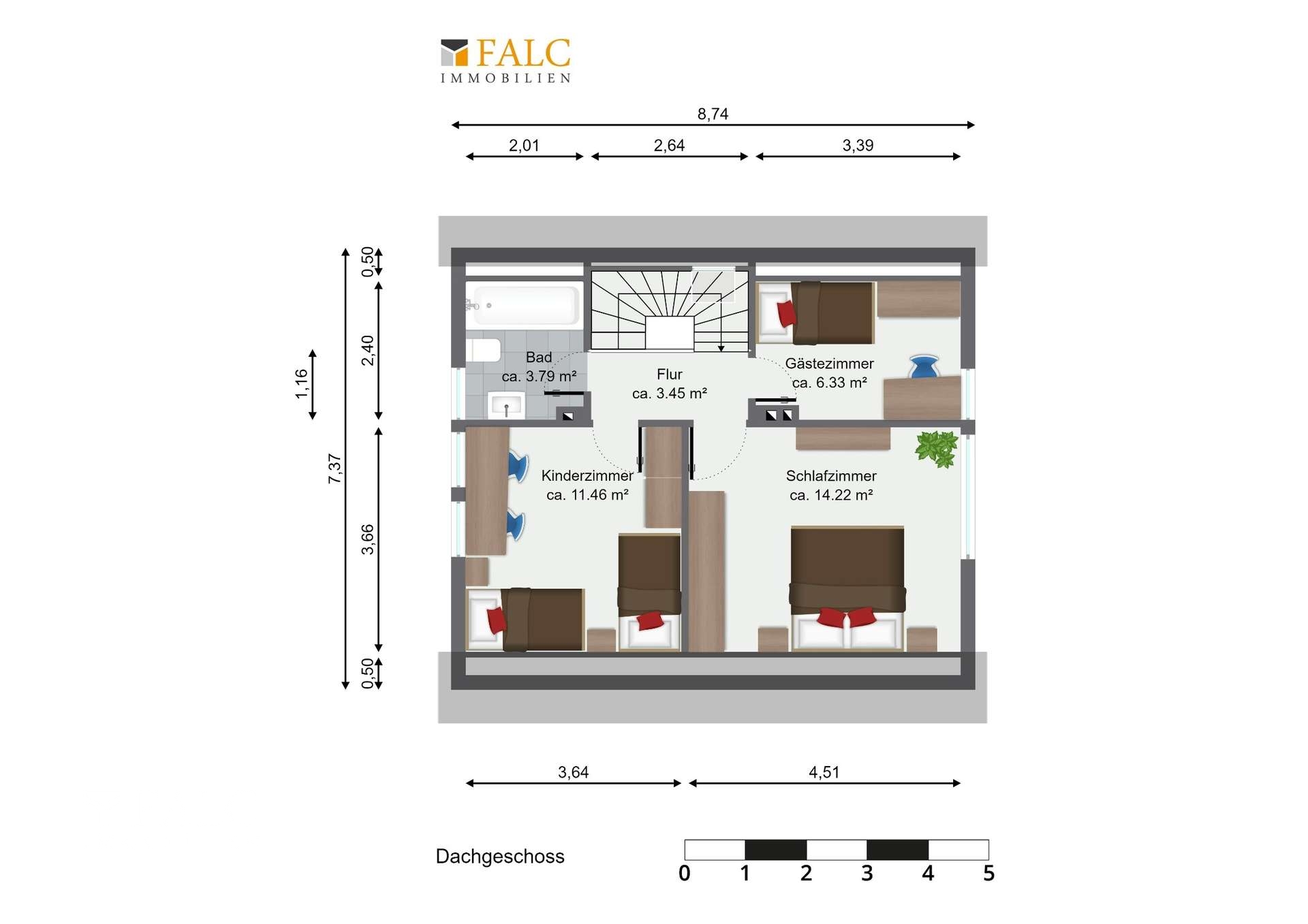 Grundriss Dachgeschoss