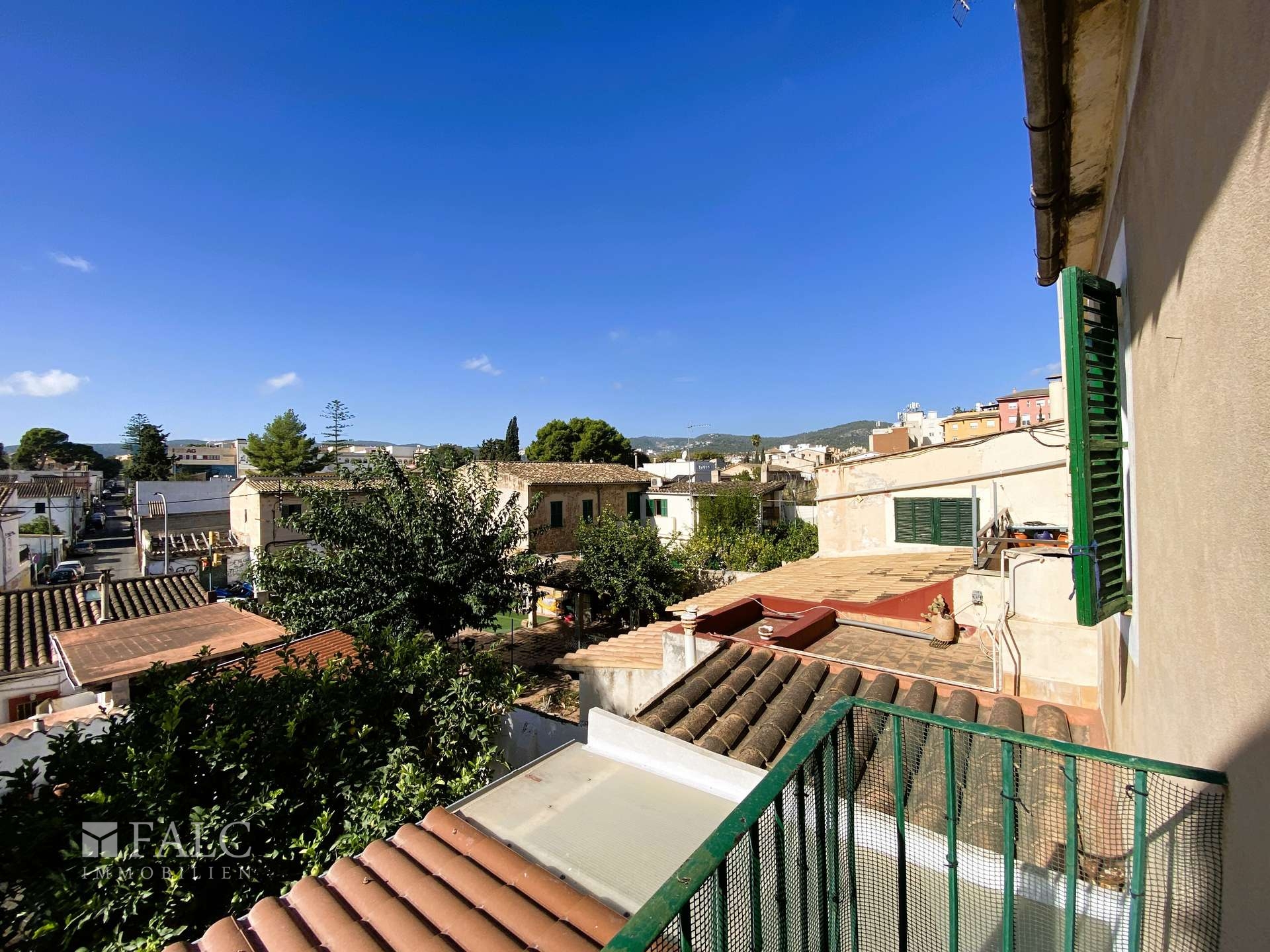 Blick aus Balkon