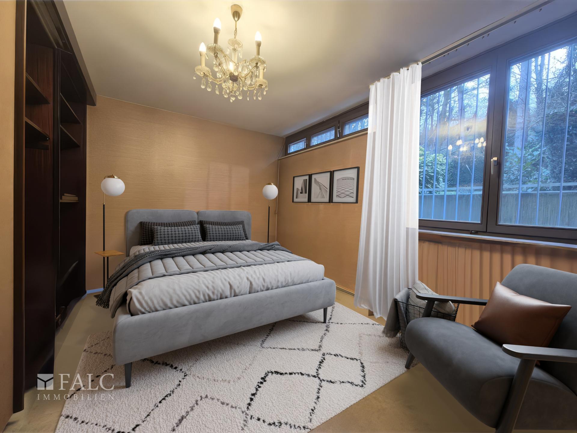 Schlafzimmer (virt. möbliert)