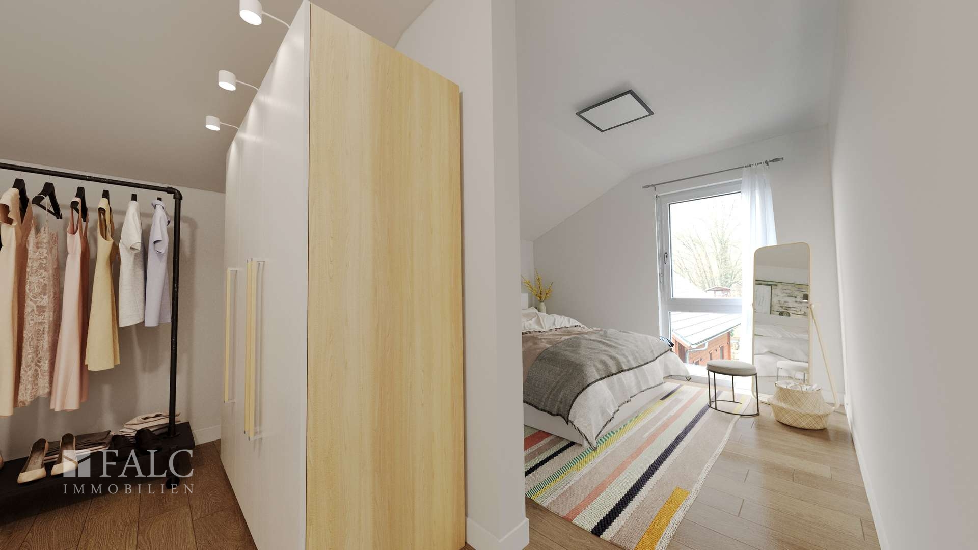 Ankleide am Schlafzimmer 