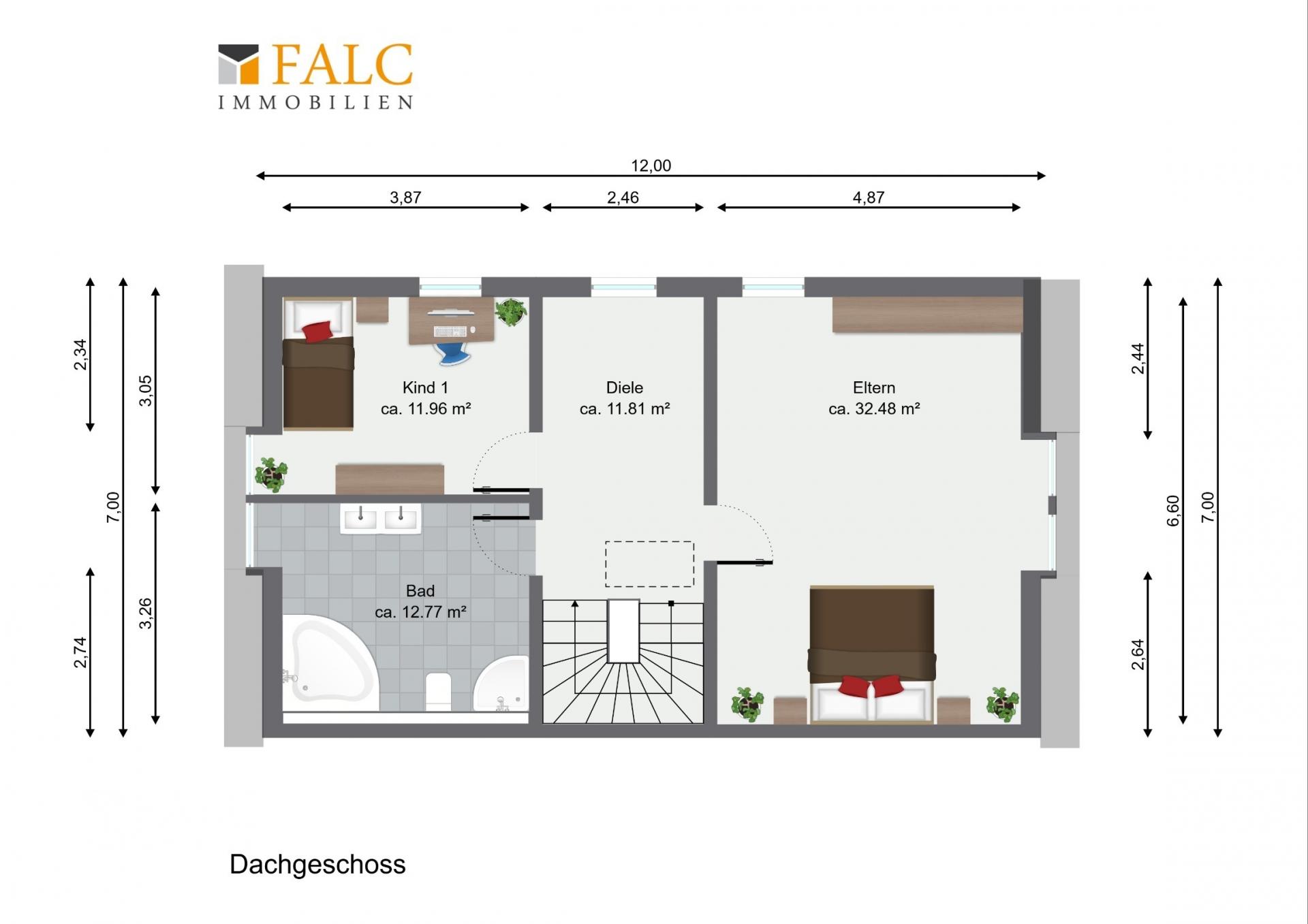 Grundriss Dachgeschoss