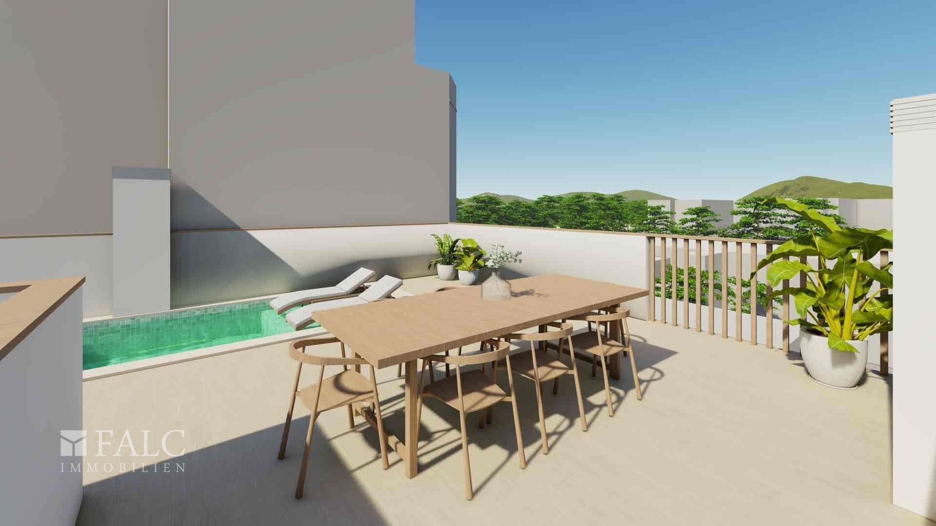 Render Terrace - pool