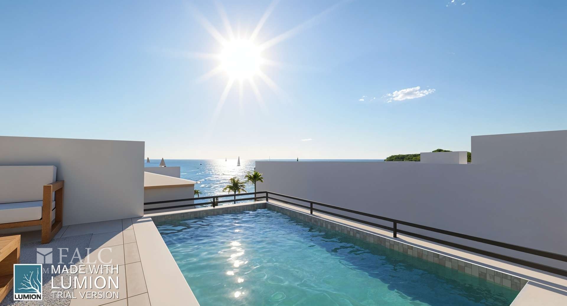 Private pool - Render 