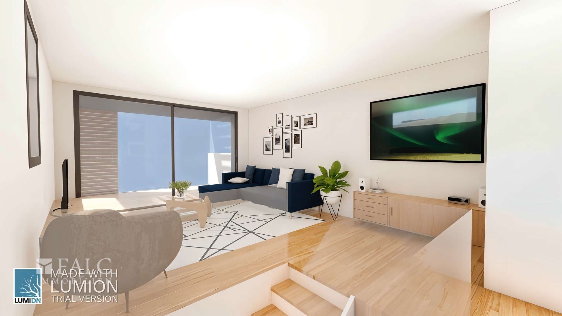 Living room - Render