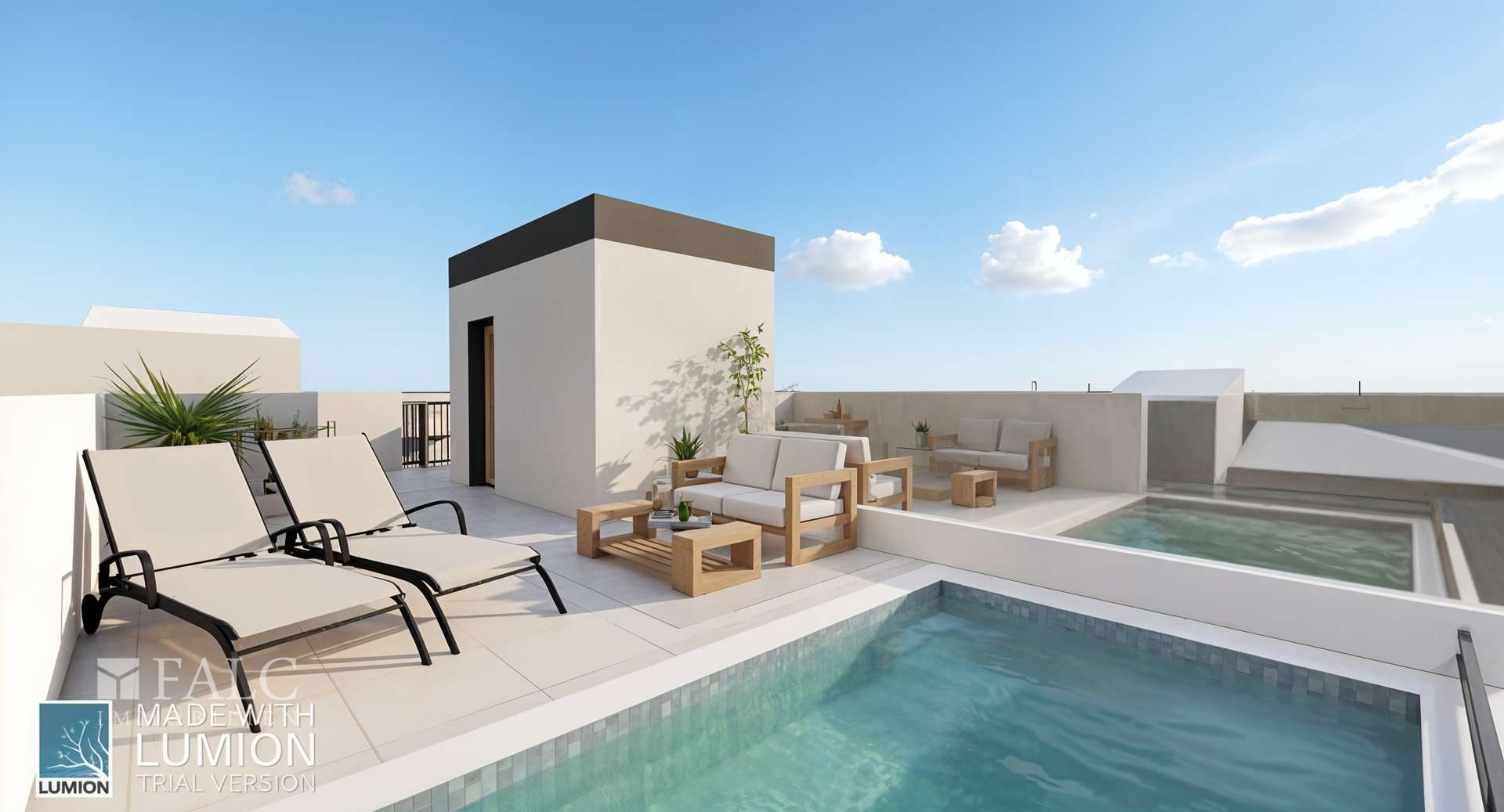 Private pool - Render
