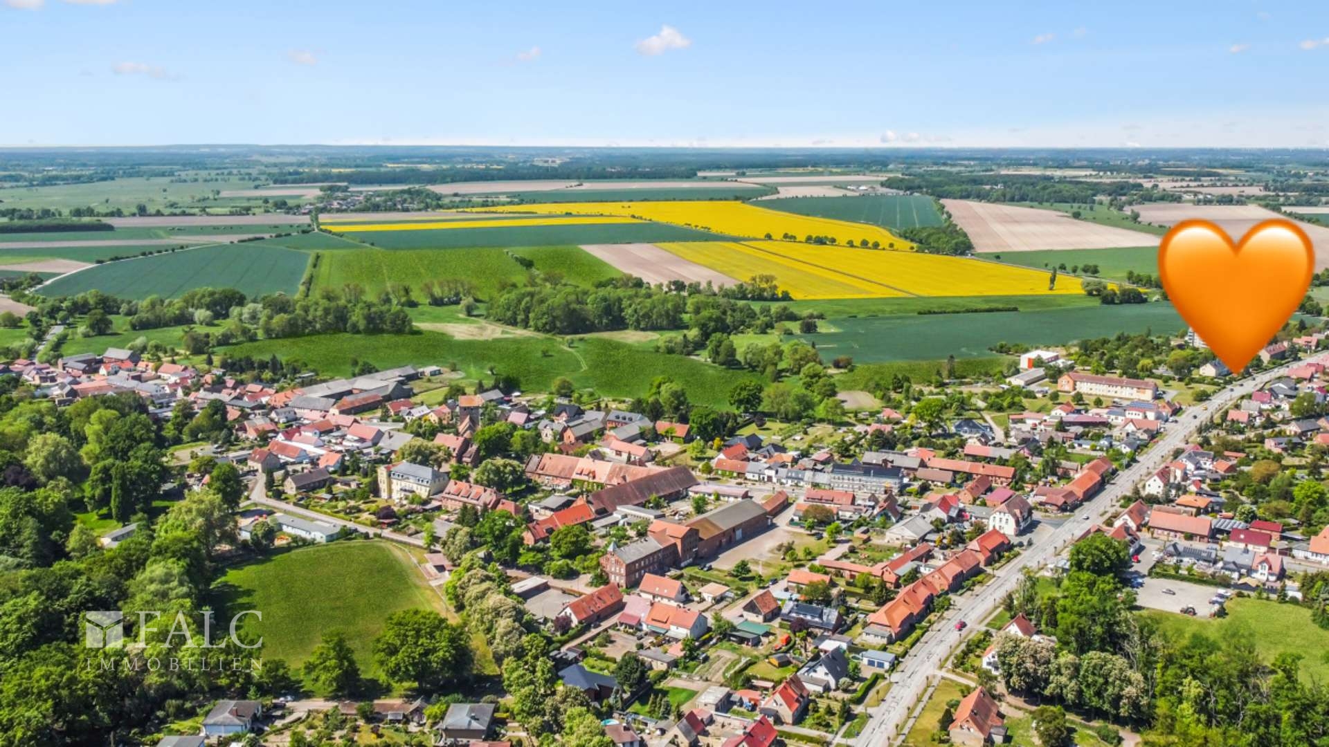 Luftbild Blick Westen