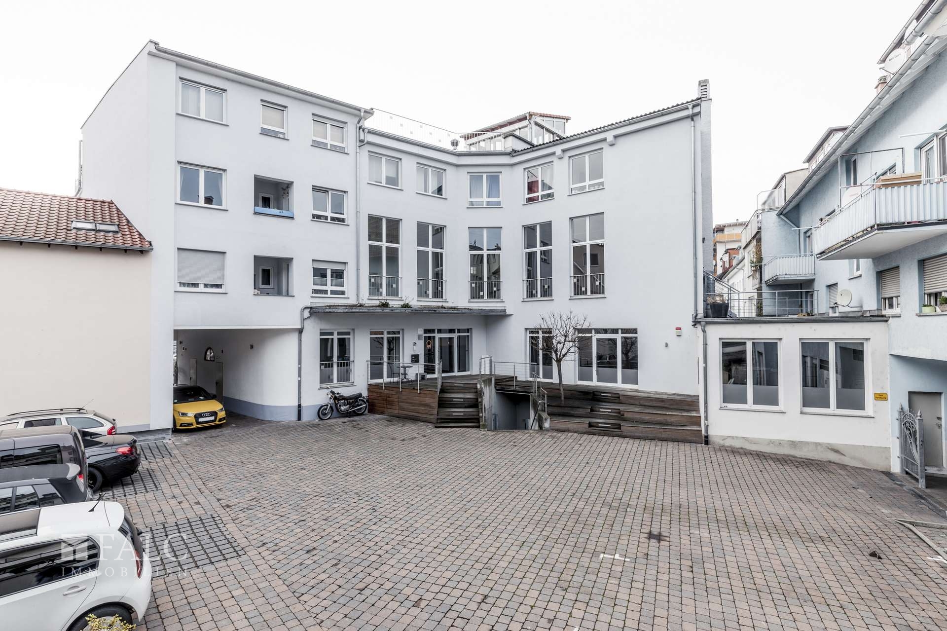 Außenansicht Bau-/Weiherstr. 
