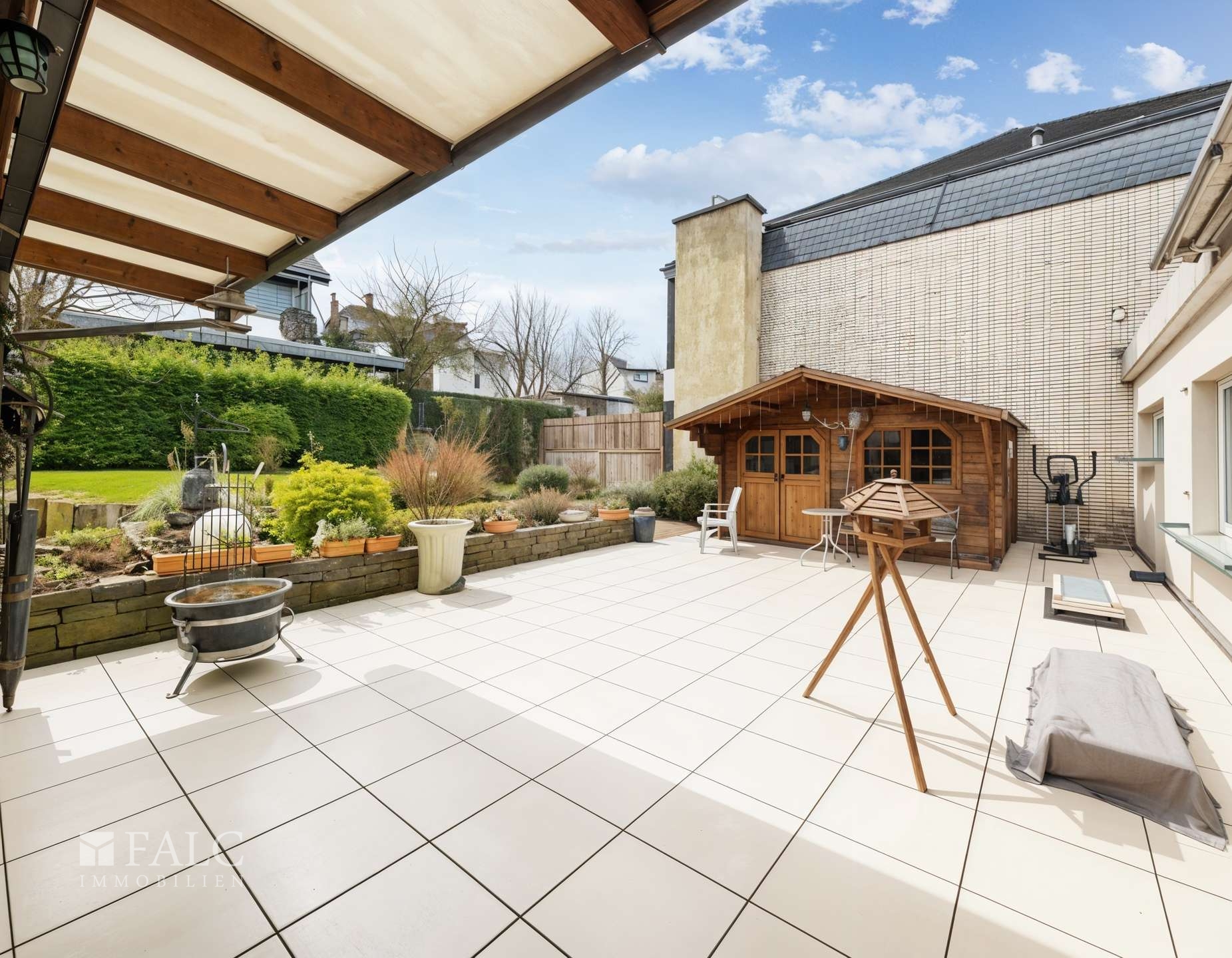 Terrasse Wohnen - (KI generiert)