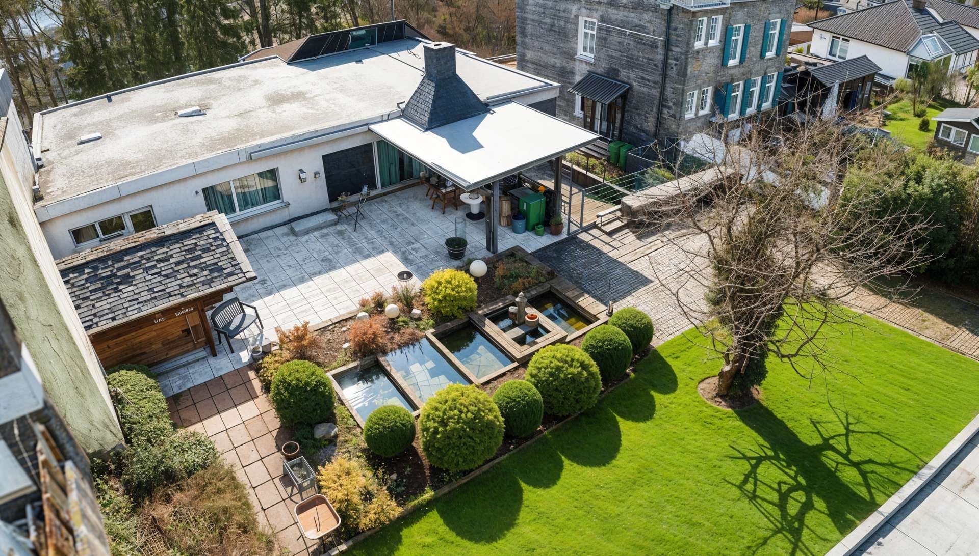 Gartenansicht - (KI generiert)