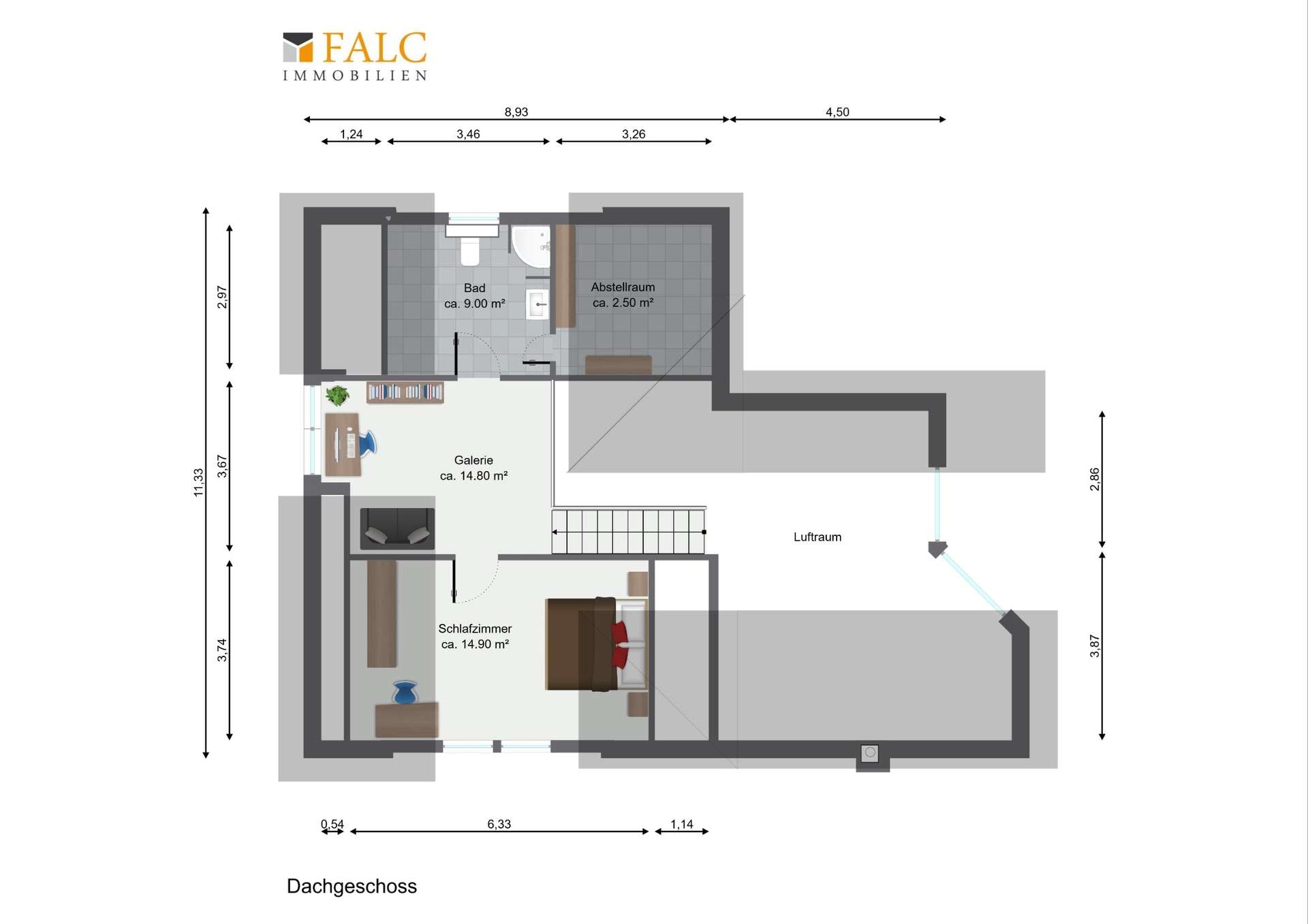 Grundriss Dachgeschoss