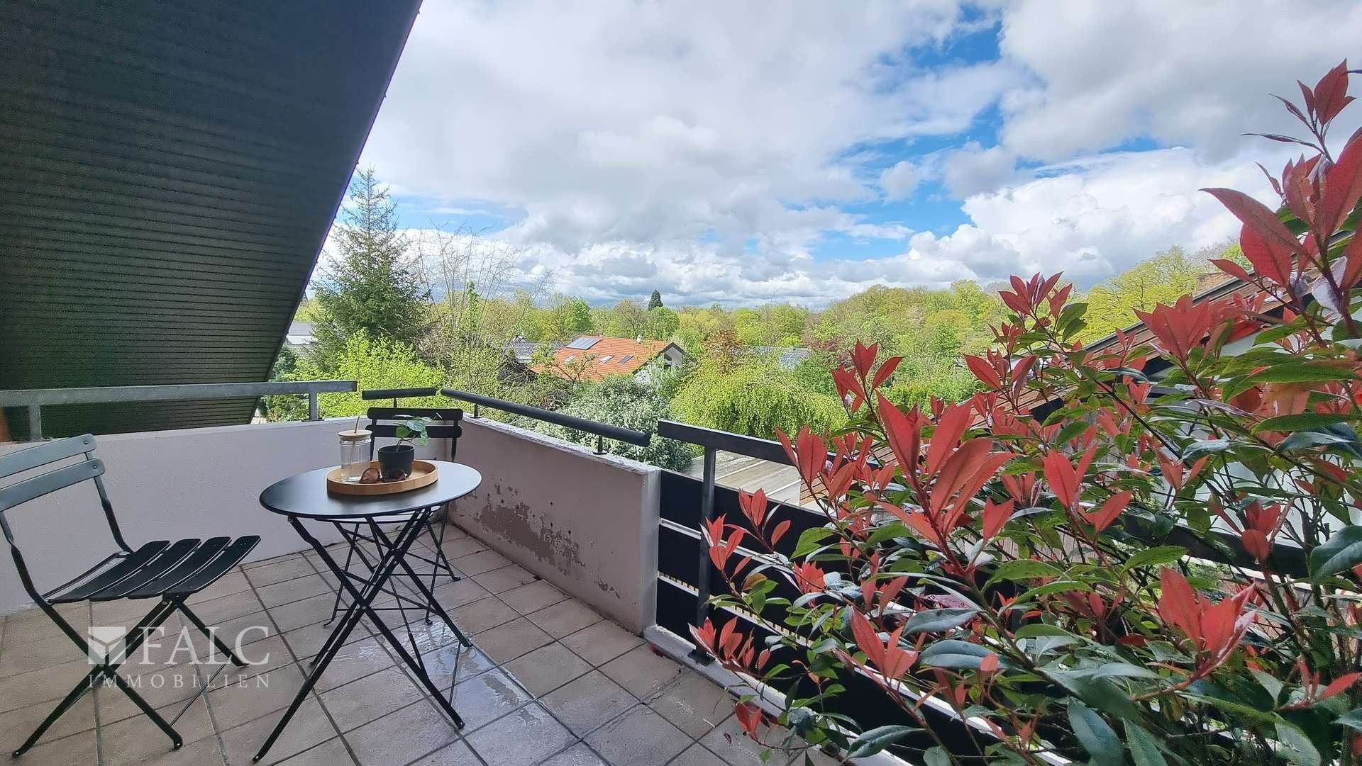 Balkon-Fernsicht