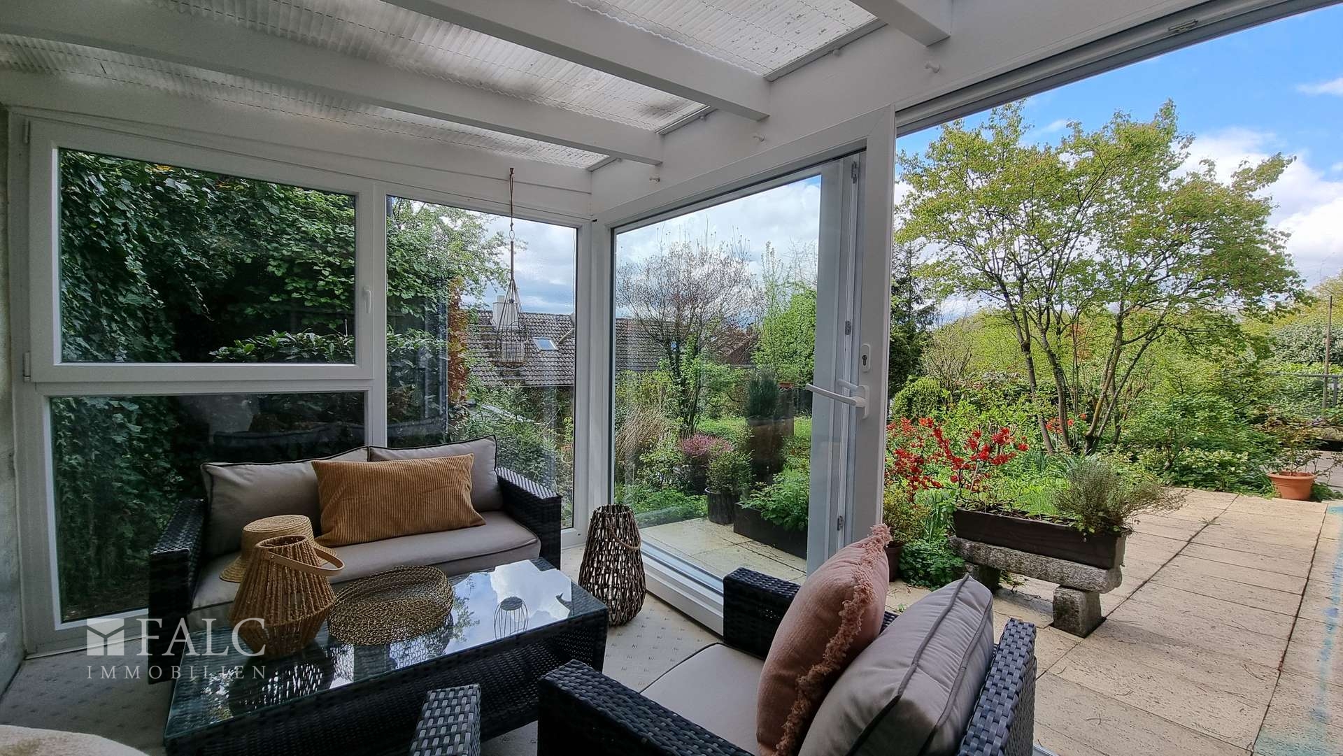 Blick in Garten