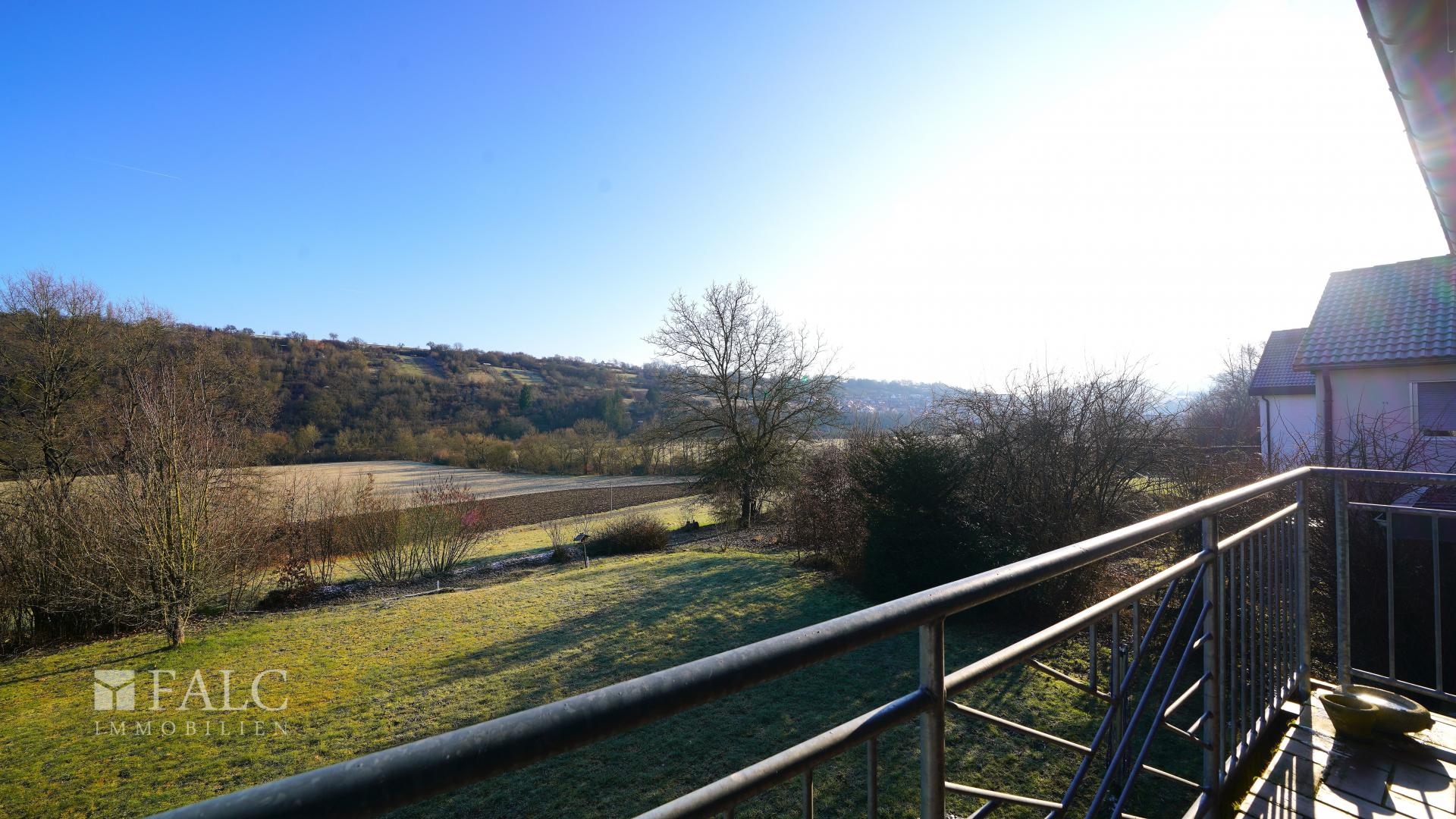 Balkon mit malerischem Fernblick