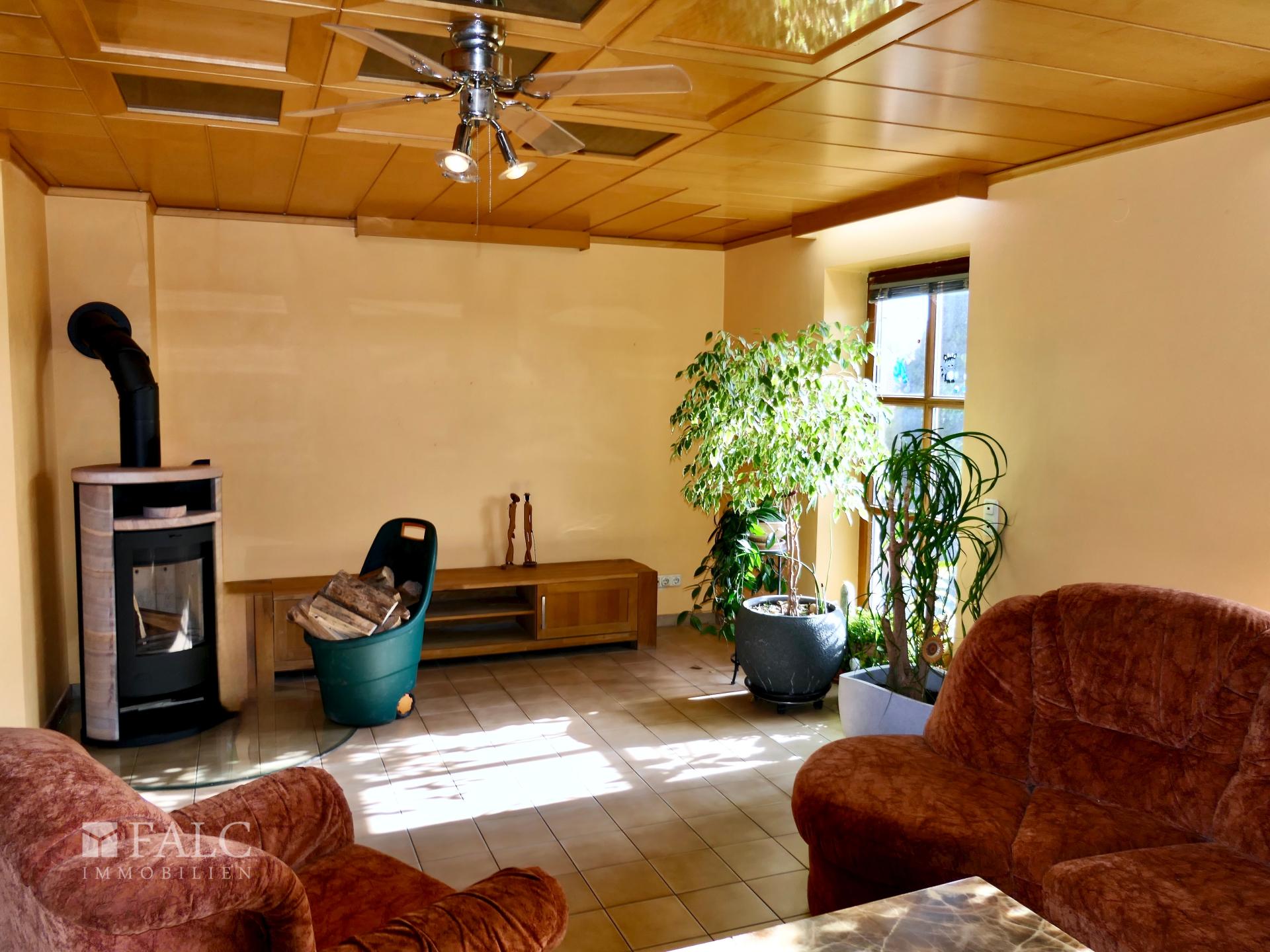 EG: Wohnzimmer, Schwedenofen