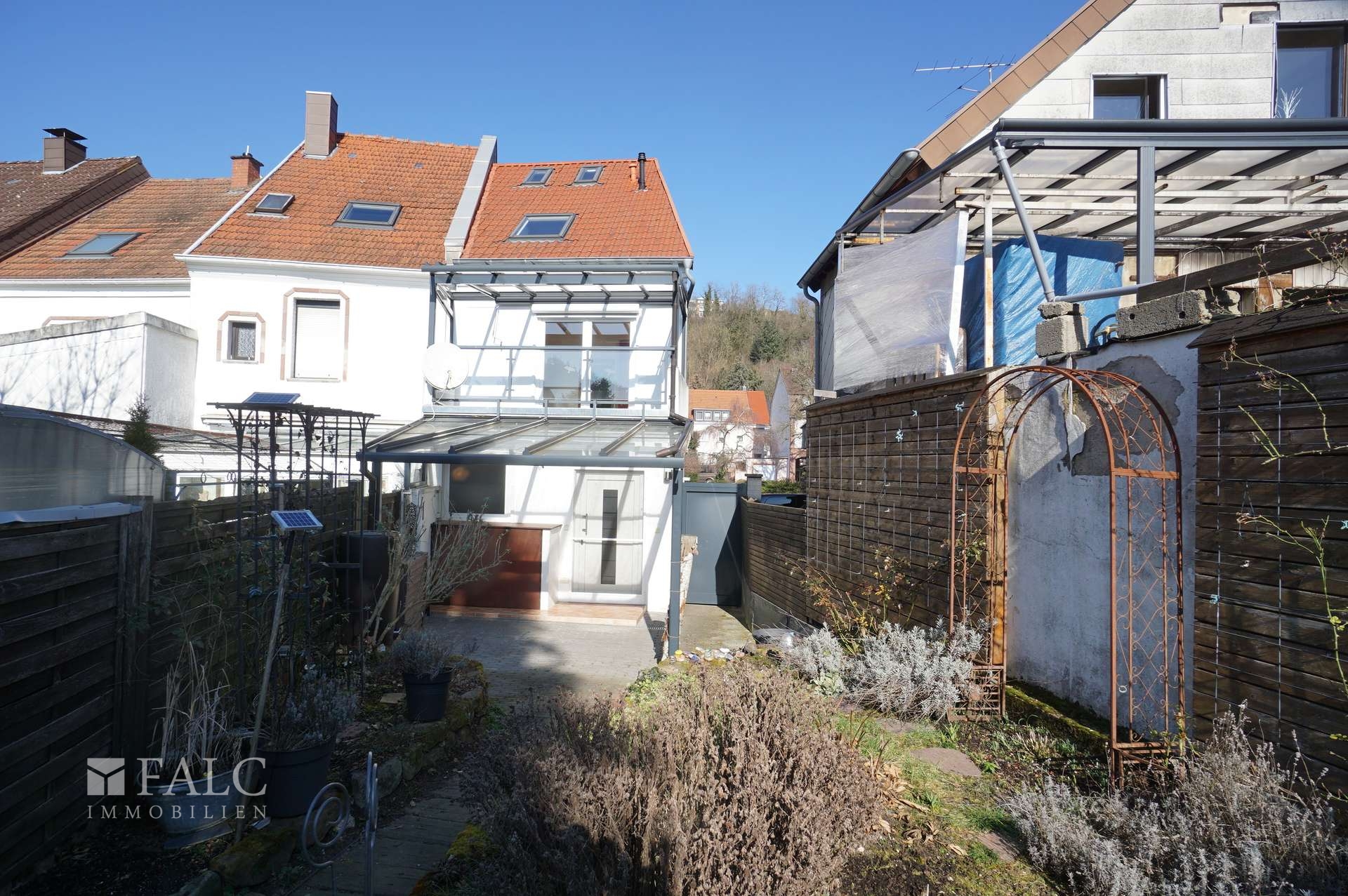Rückansicht Haus