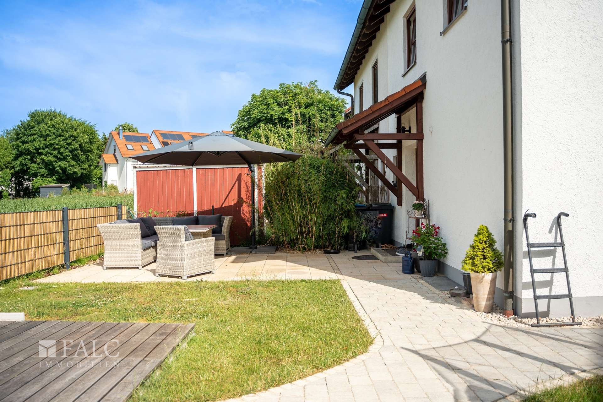 Nordterrasse außen