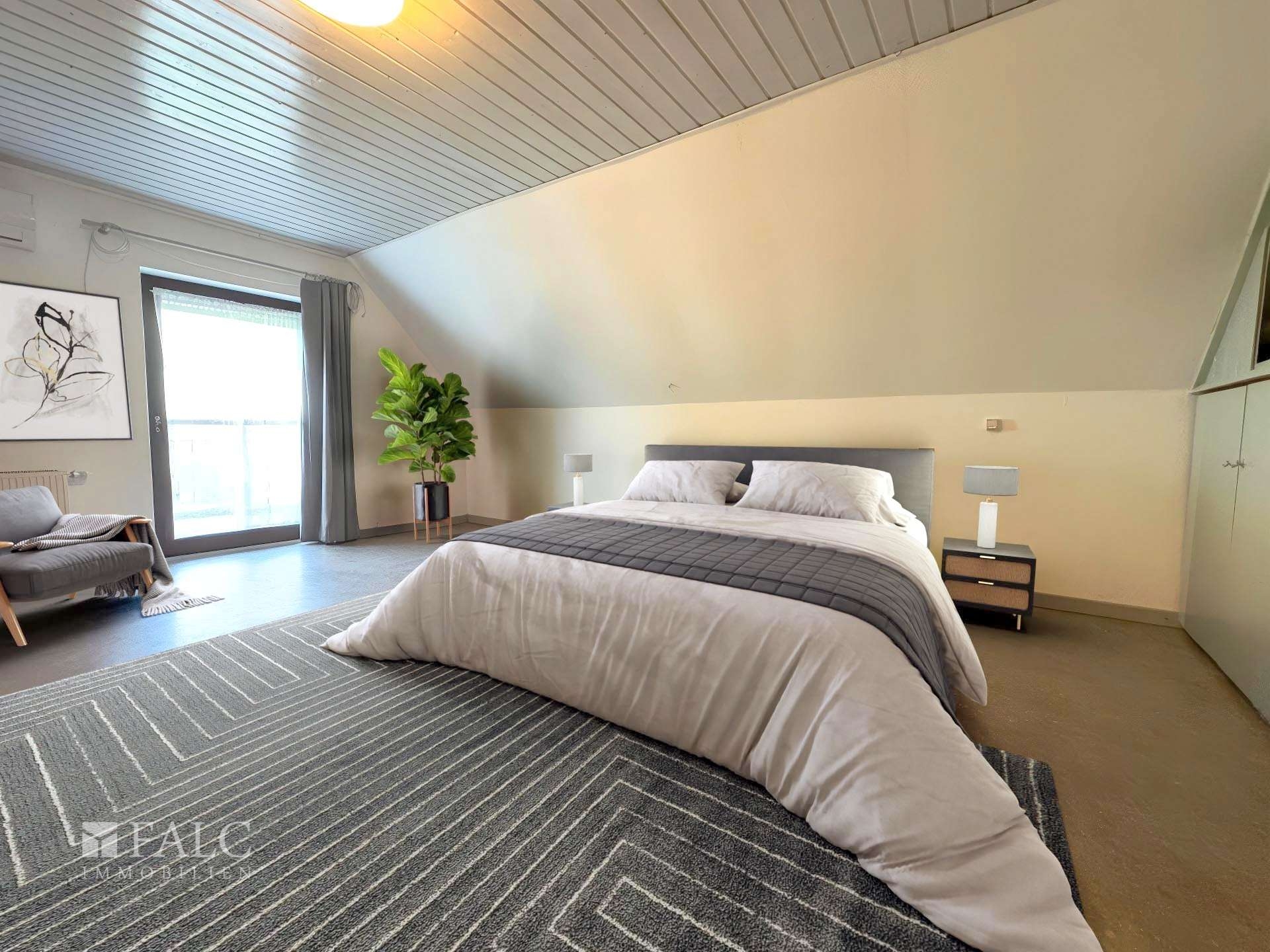 Schlafzimmer digitalisiert
