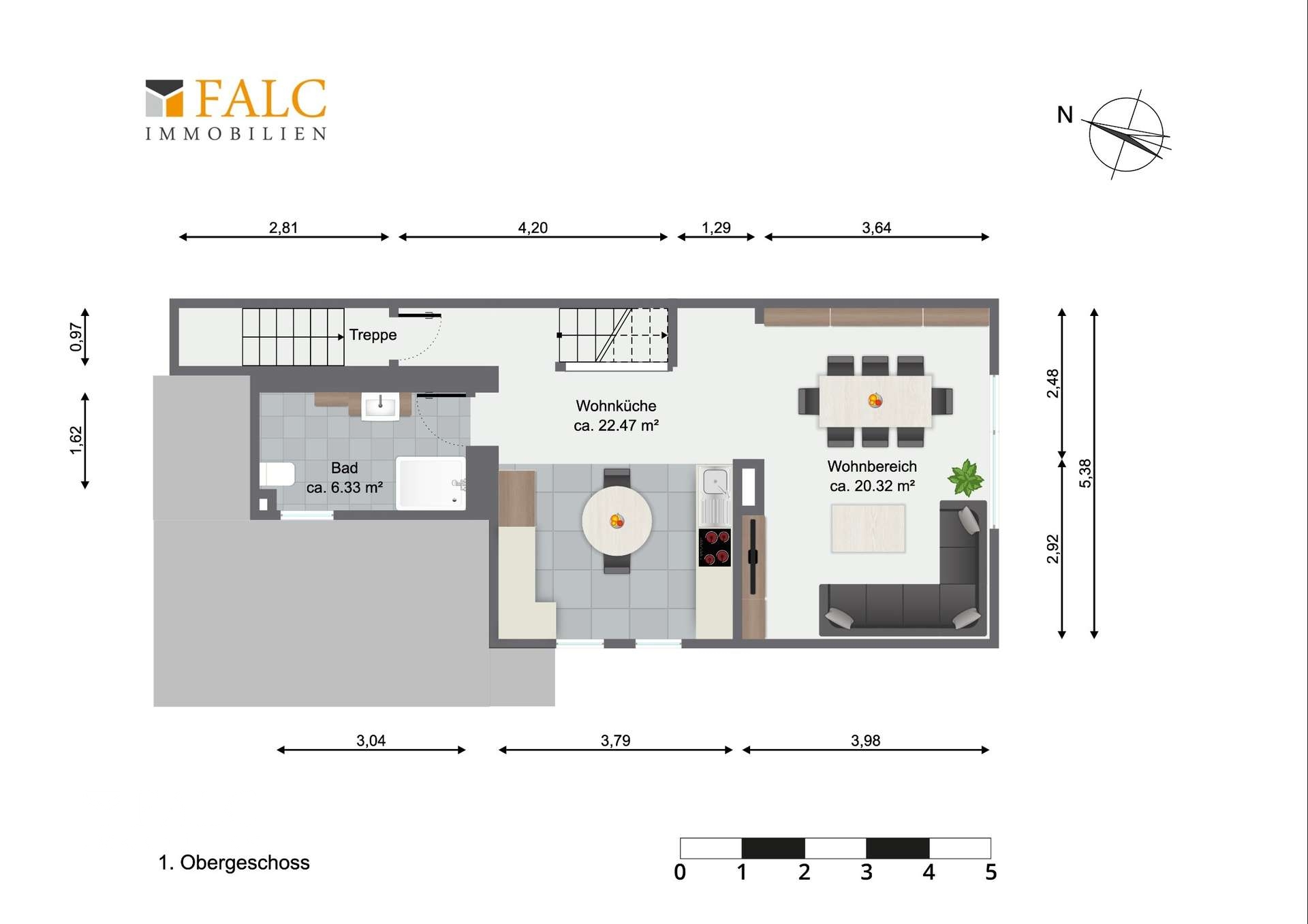 Grundriss 1. Etage 