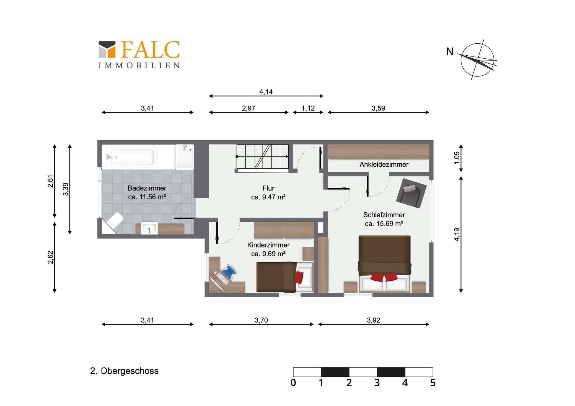 Grundriss 2. Etage 