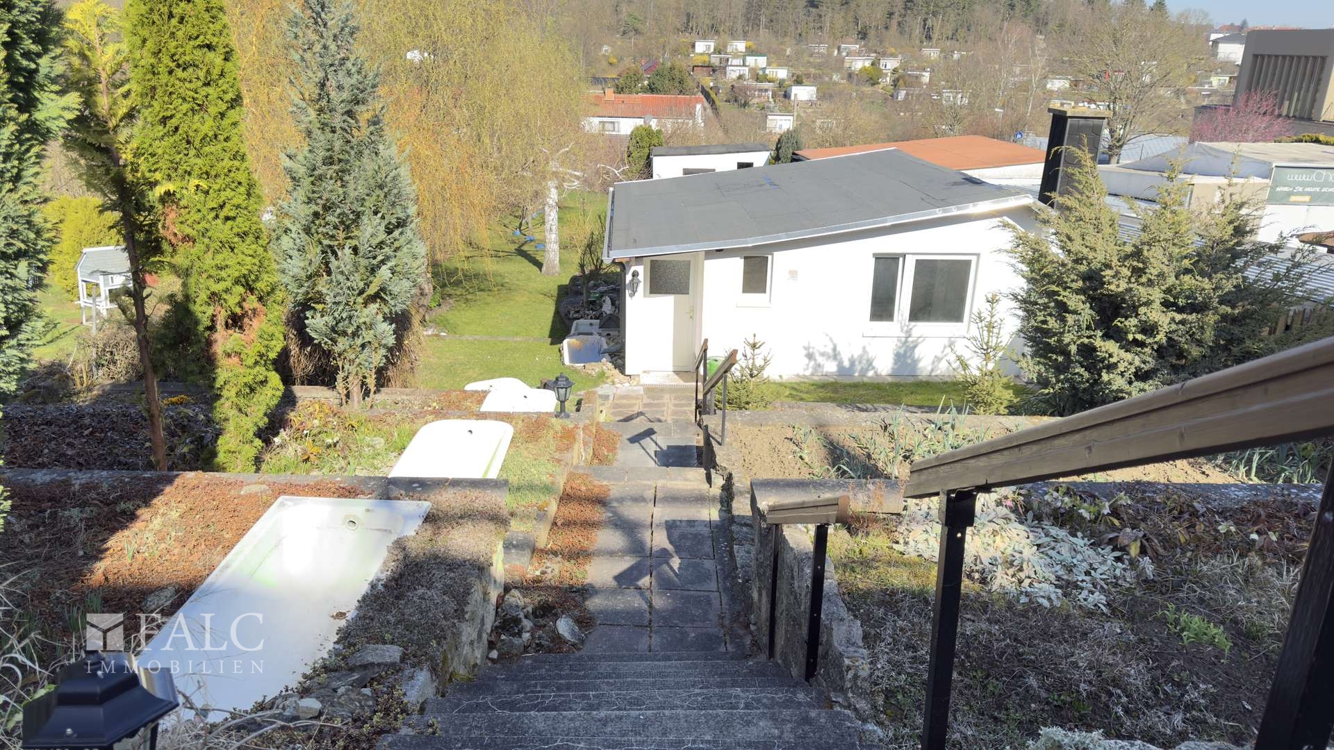 Treppe zum Garten 