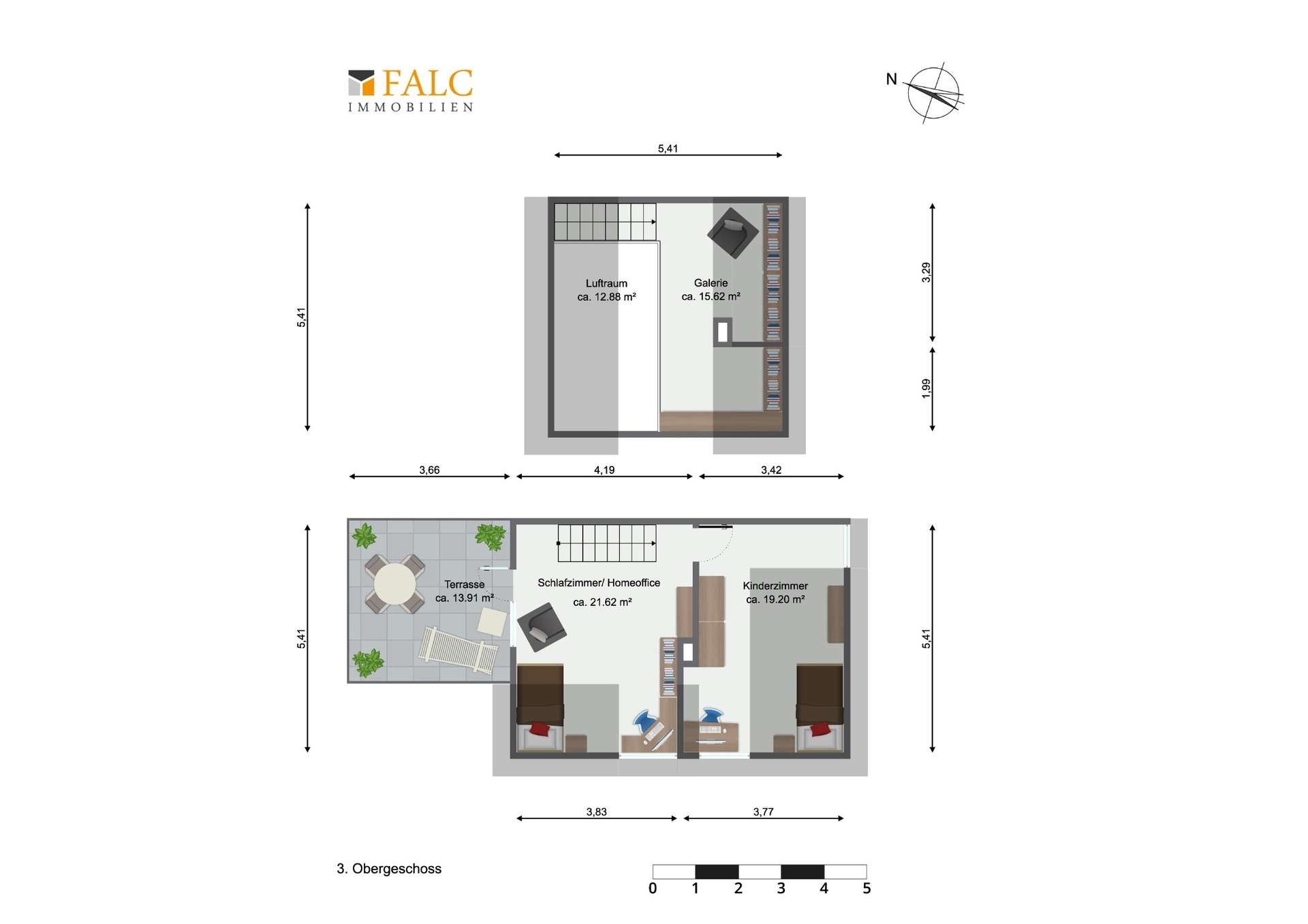 Grundriss Dachgeschoss 