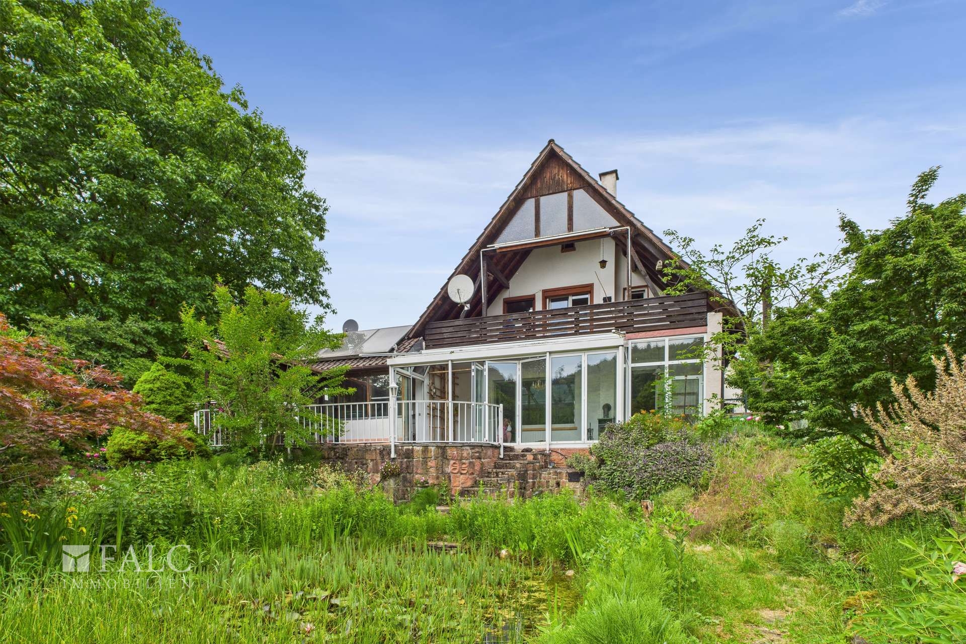 Blick auf den Wintergarten 