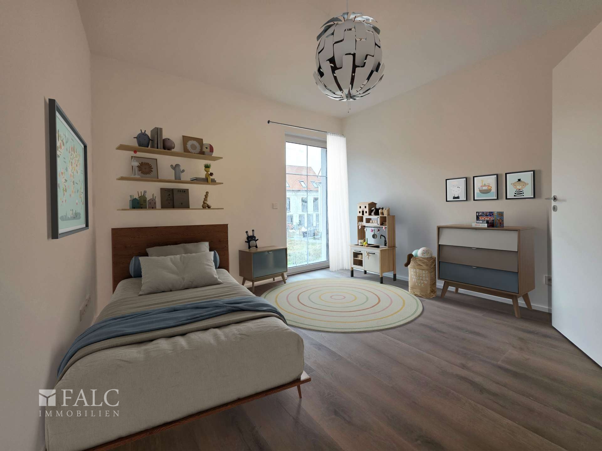 Kinderzimmer (virt. möbliert)