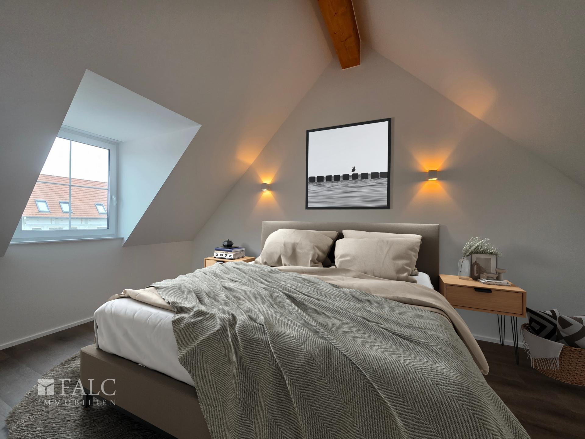 Schlafzimmer (virt. möbliert)