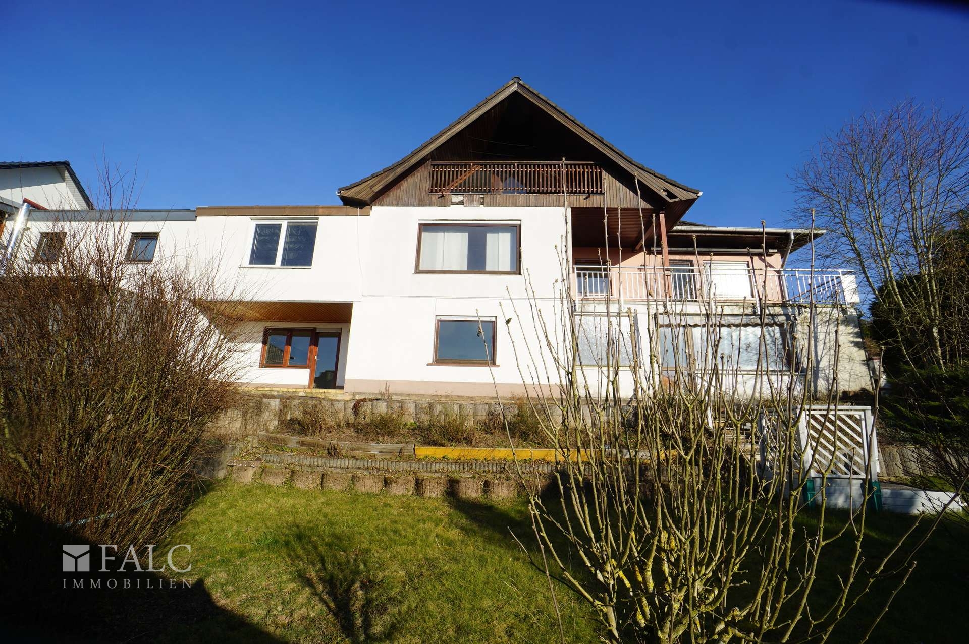 Rückansicht Haus