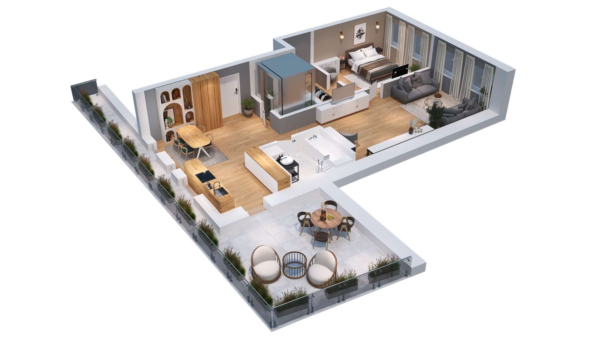 Visualisierung Wohnung