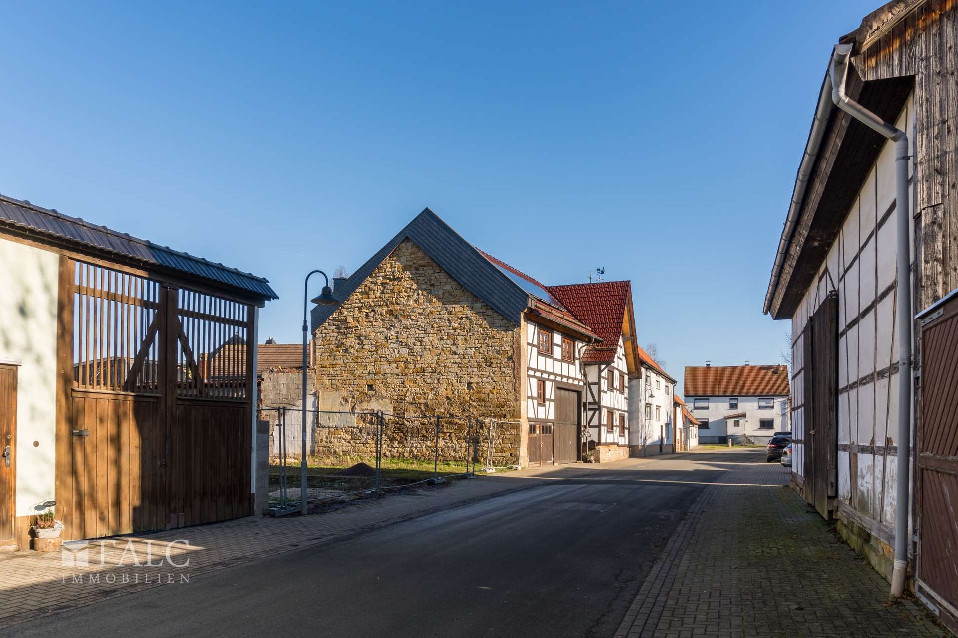 Ansicht von der Straße