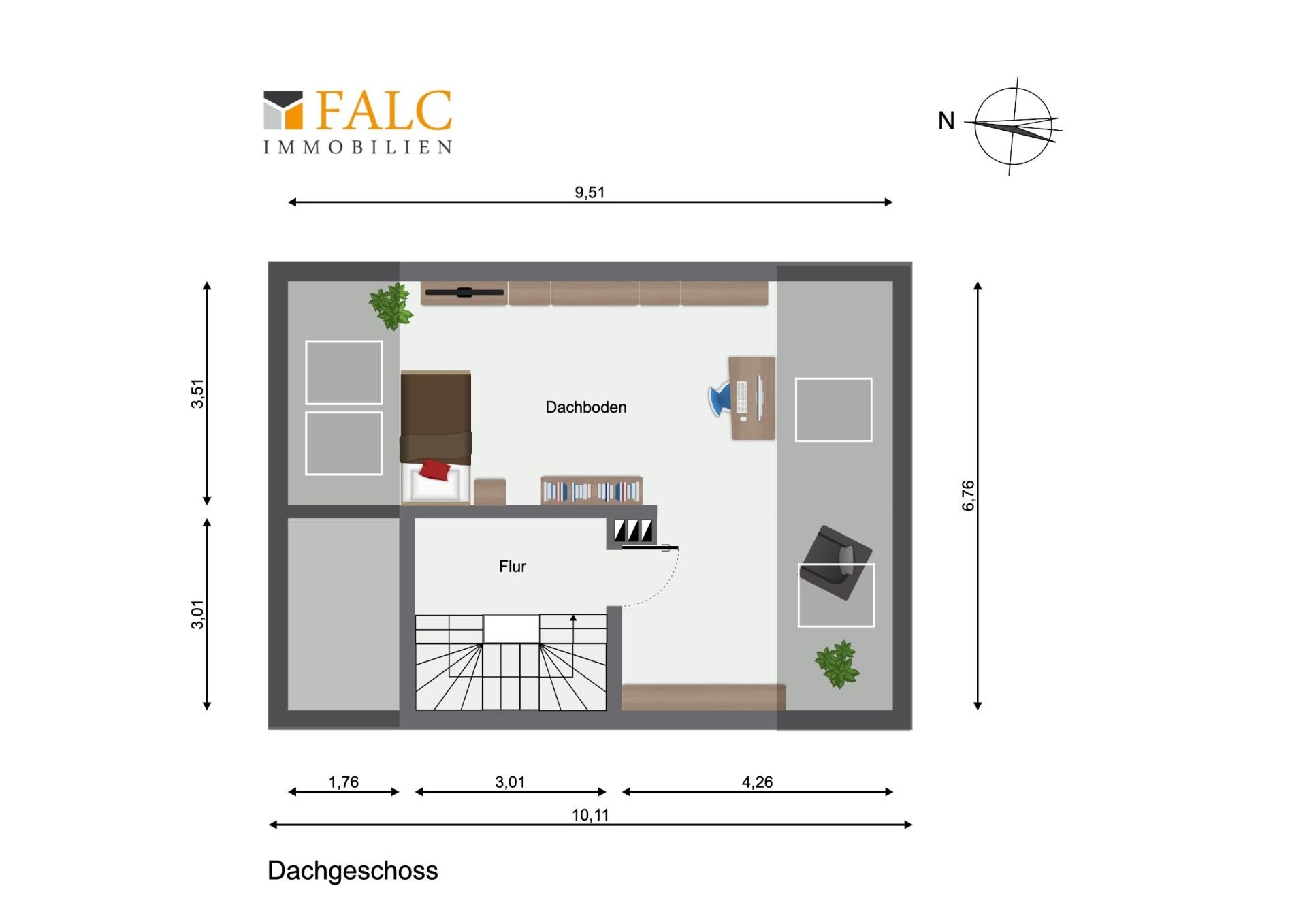 Grundriss Dachgeschoss